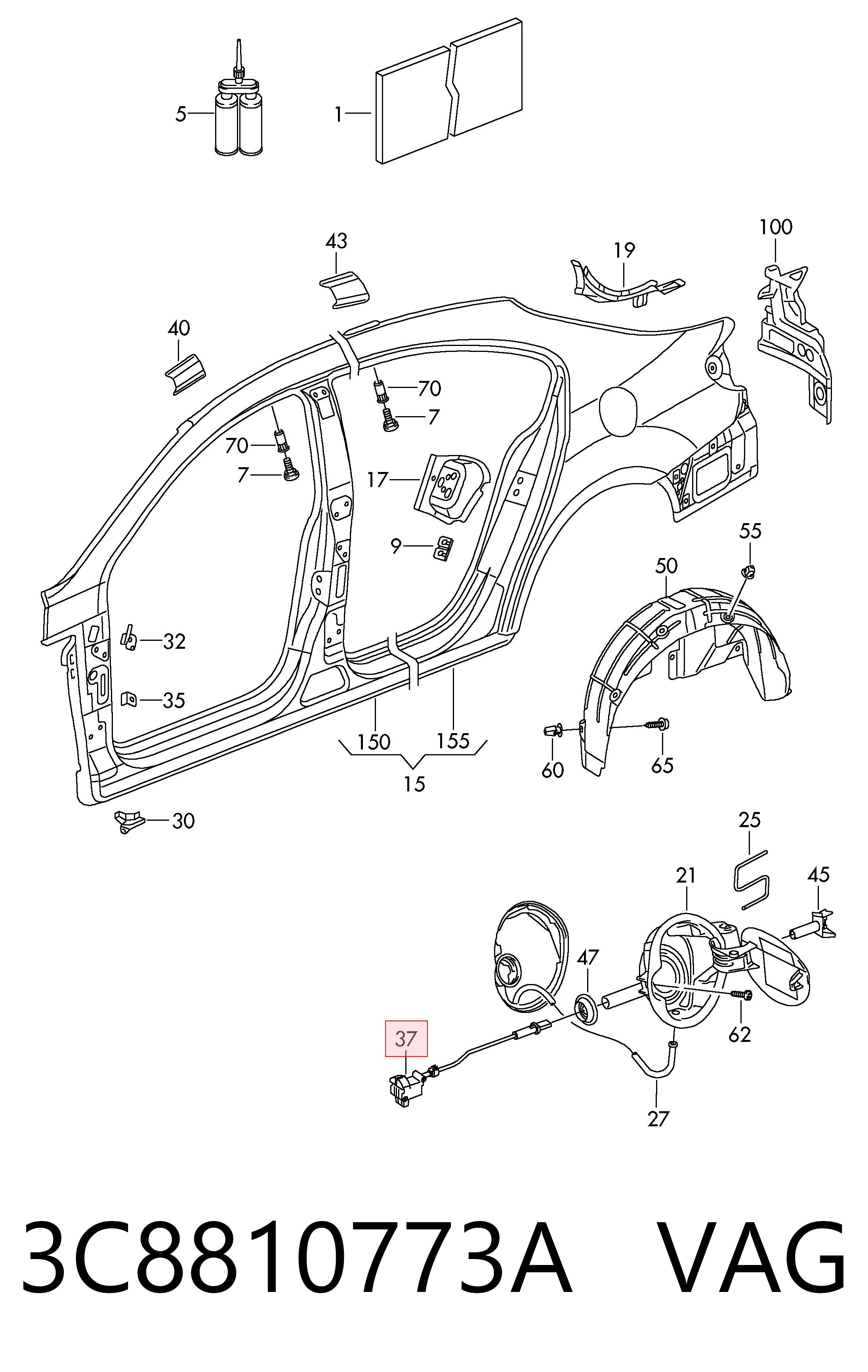 3C8810773A VAG