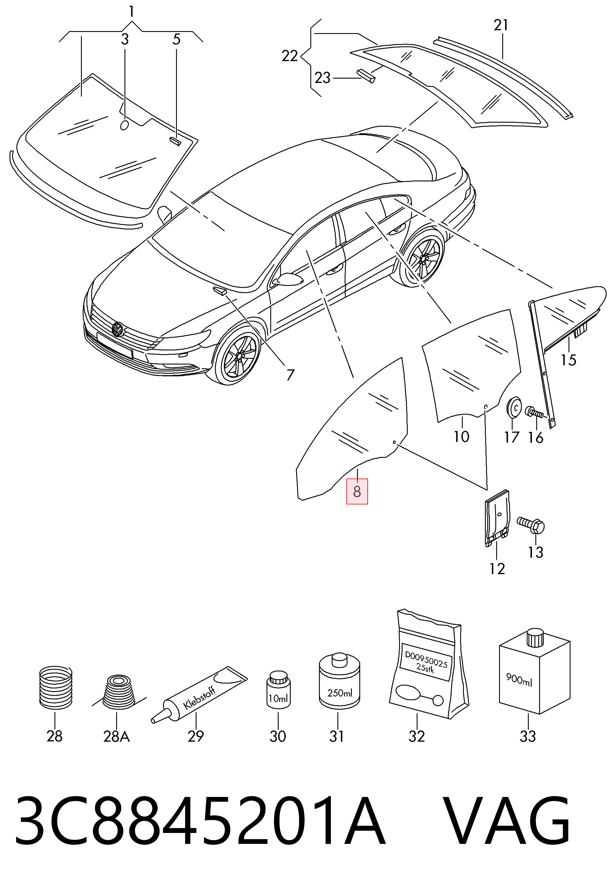 3C8845201A VAG