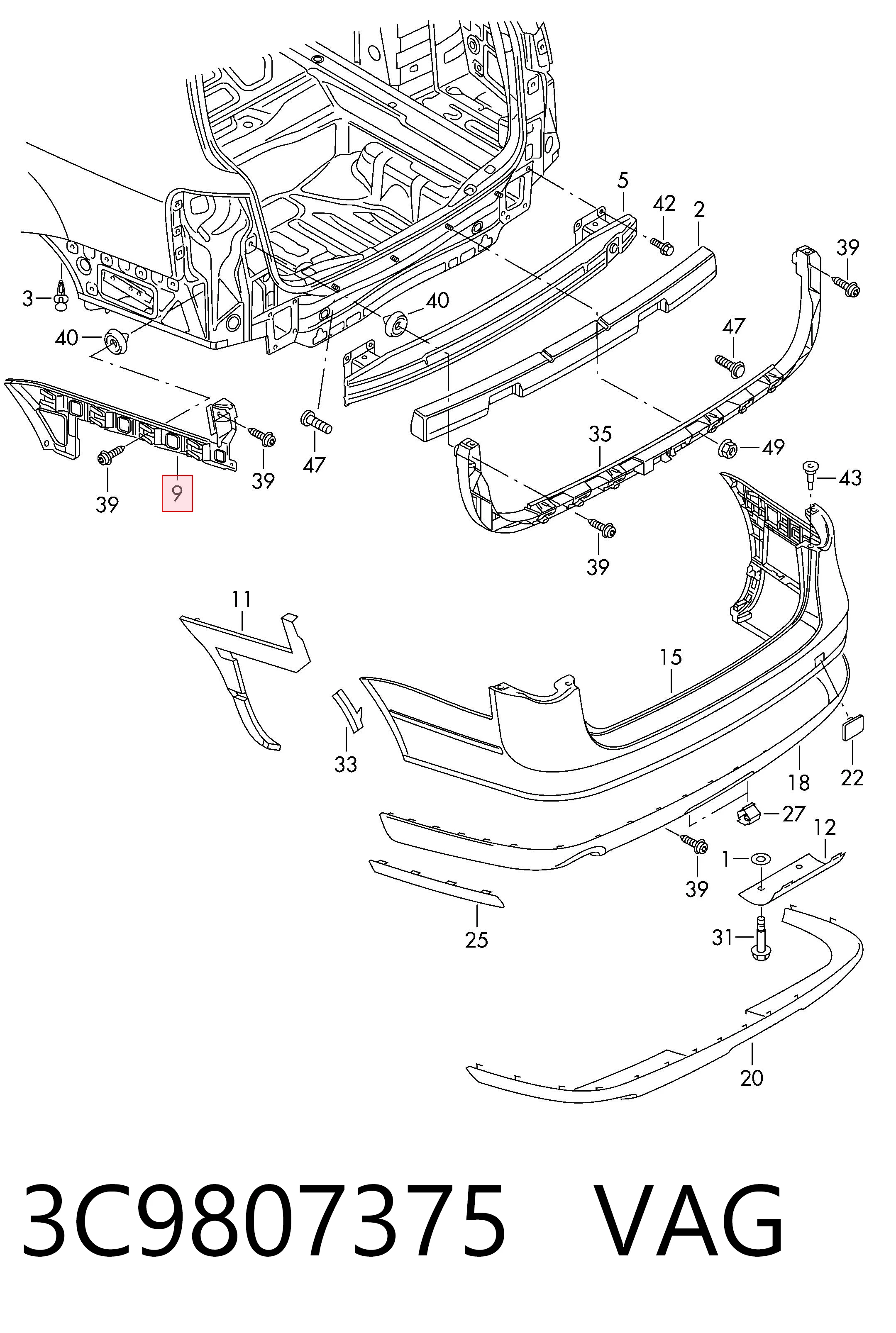 3C9807375 VAG