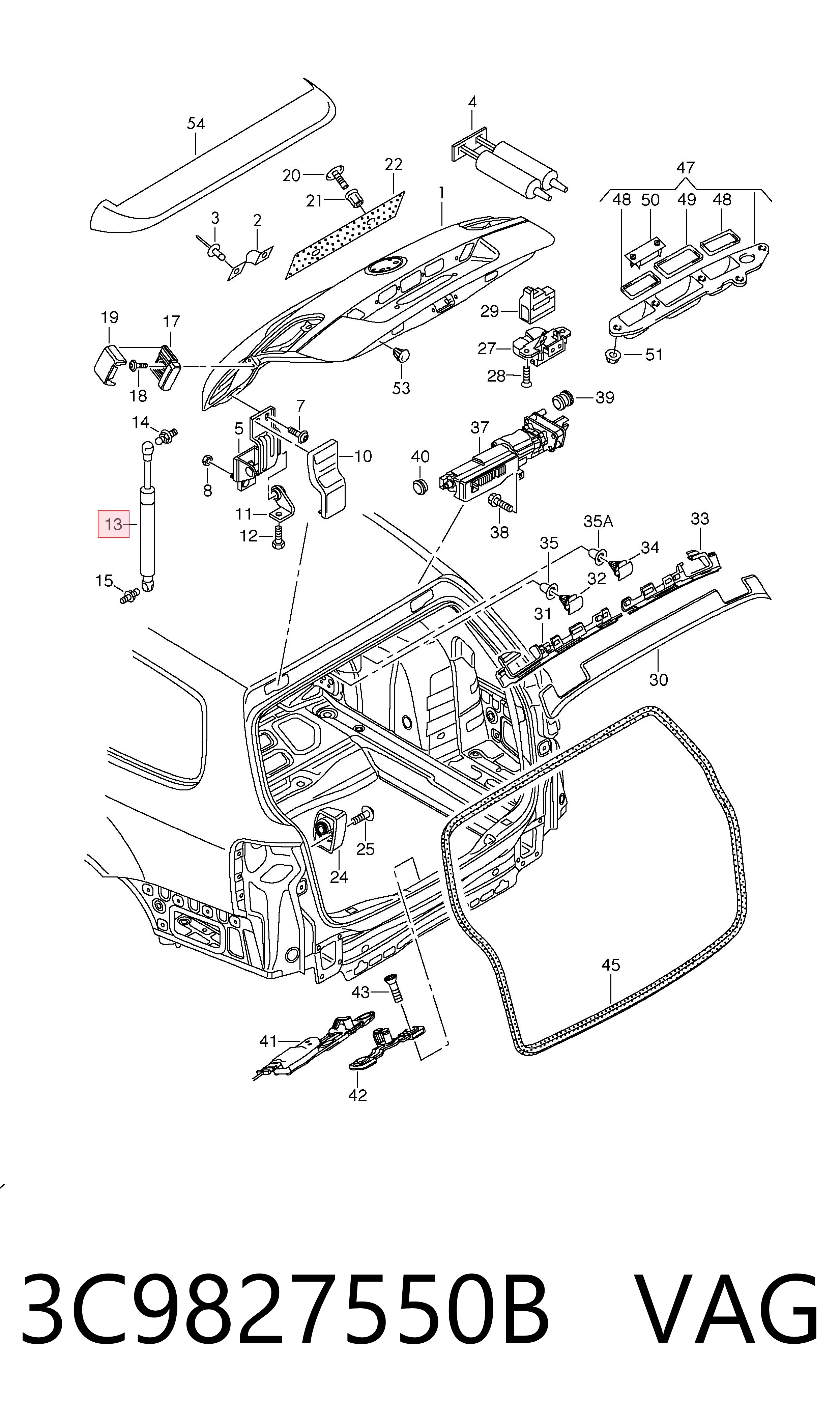 3C9827550B VAG