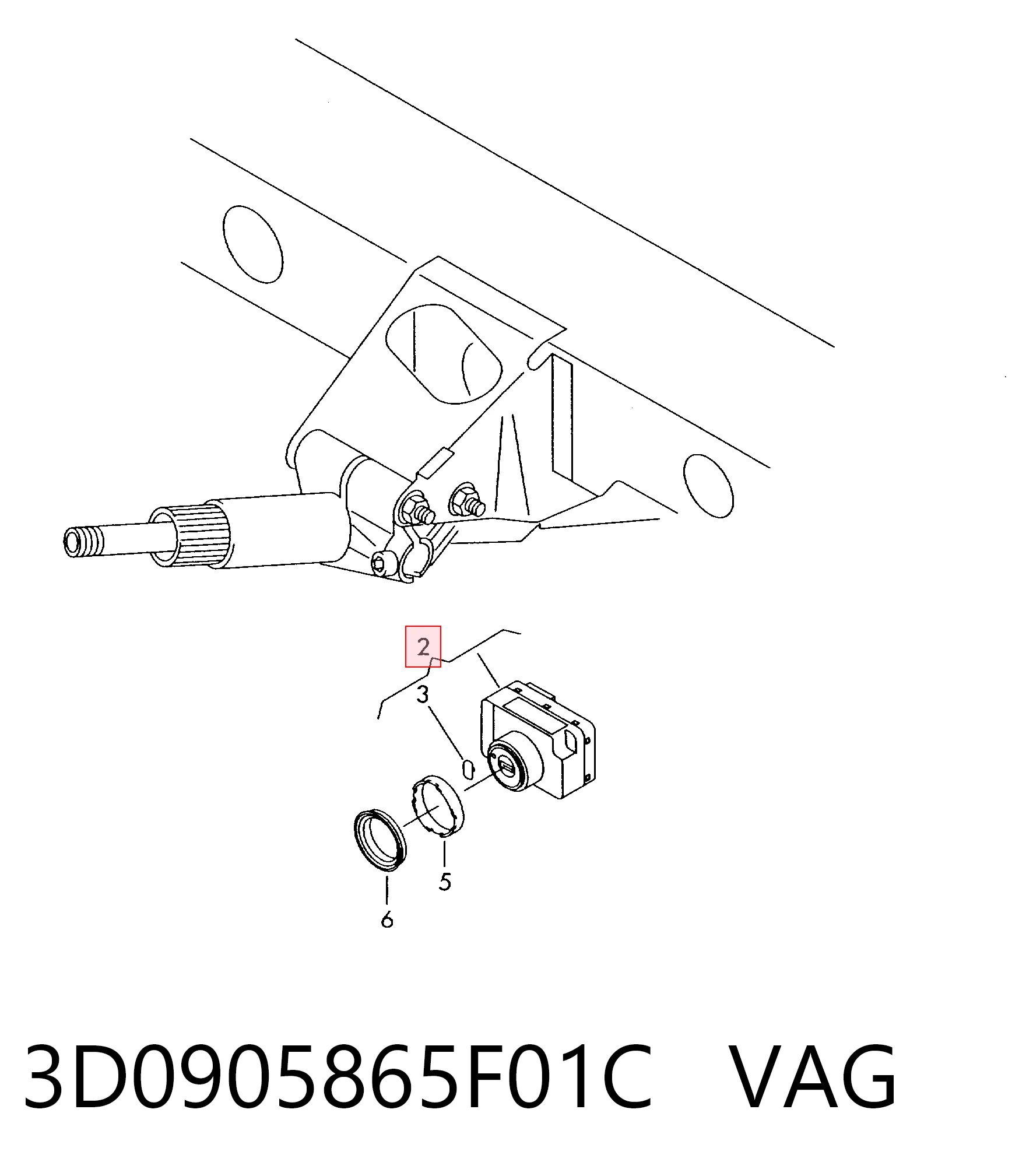 Fecho de ignição 3D0905865H01C Bentley