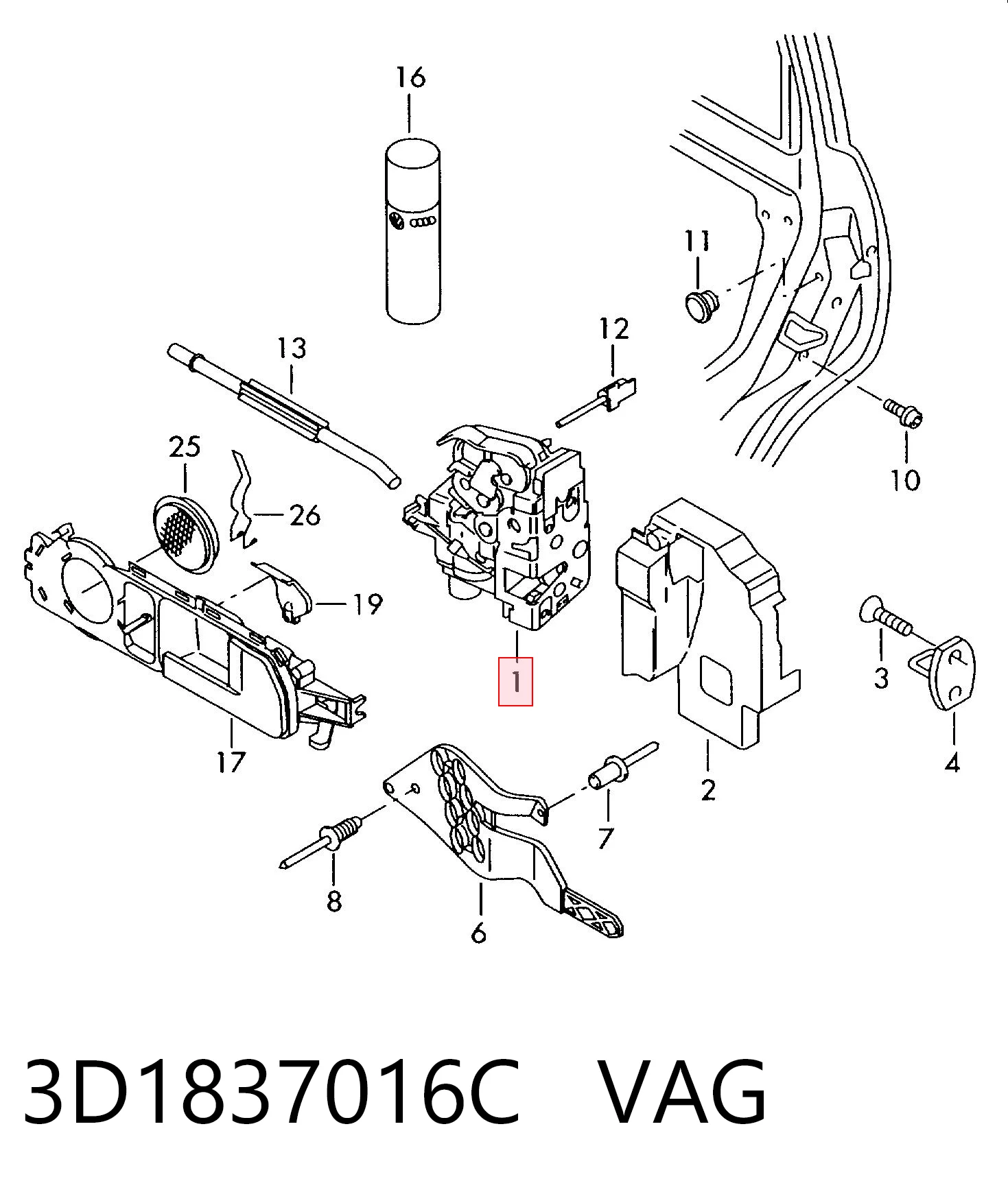 3D1837016C VAG