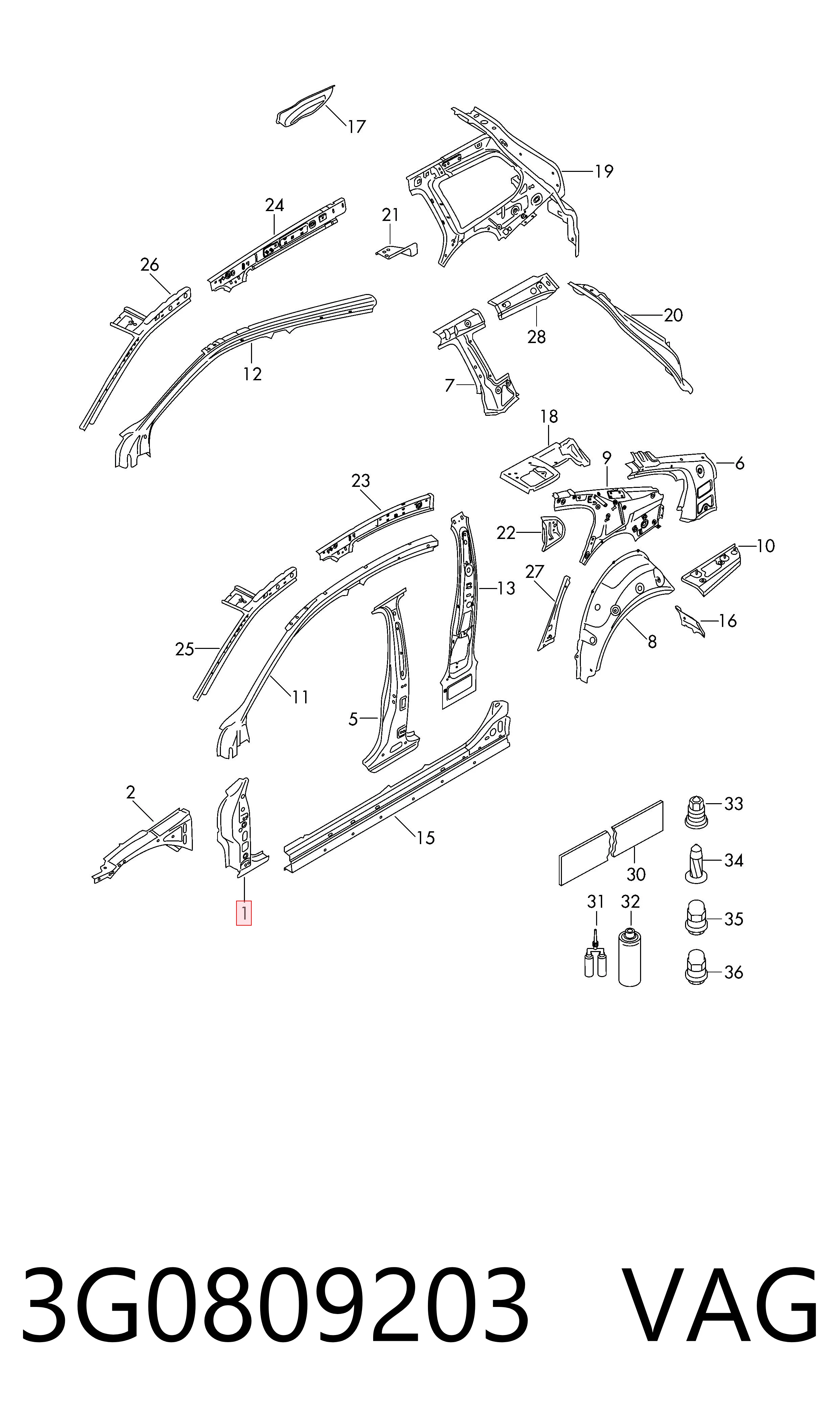 3G0809203 VAG