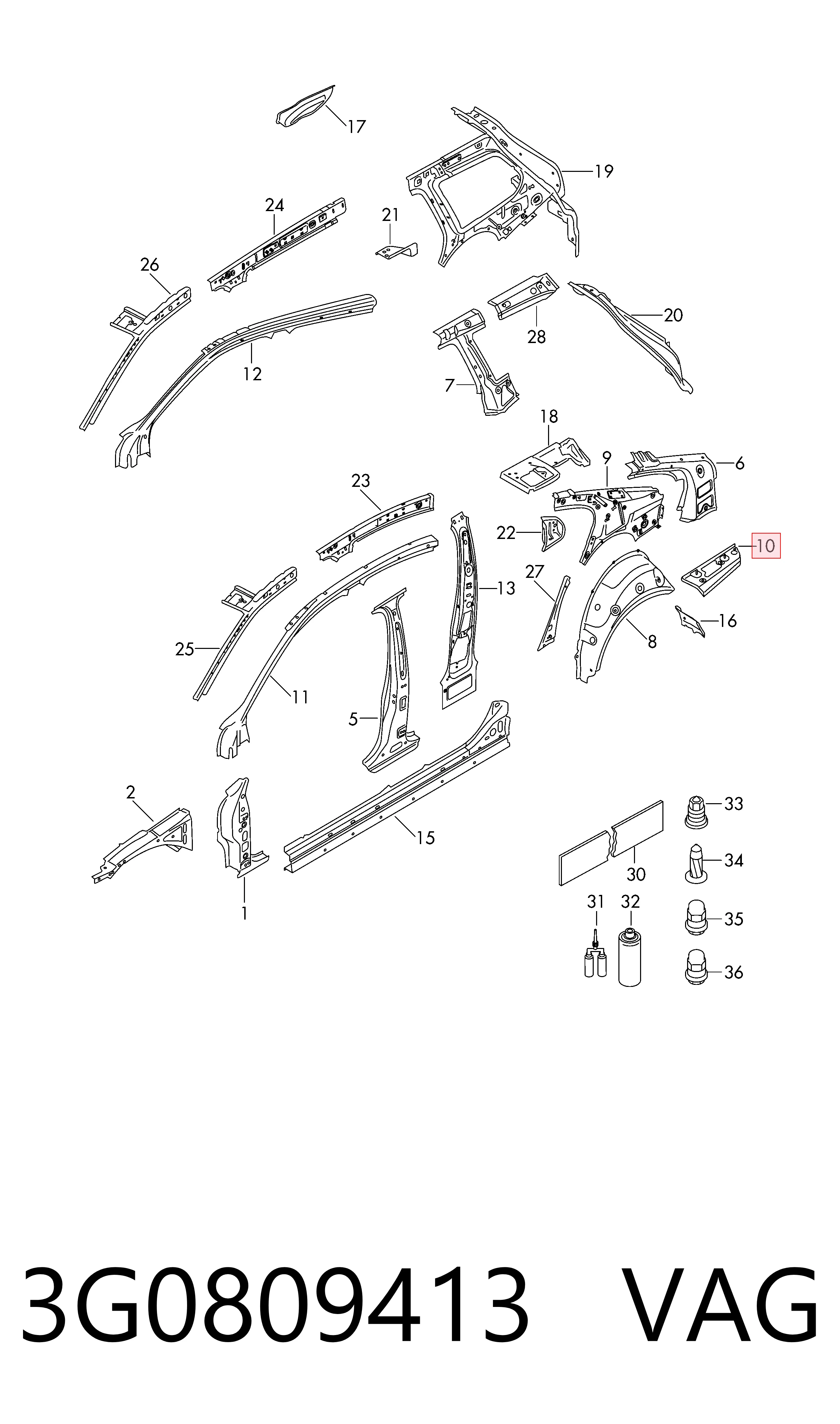 3G0809413 VAG