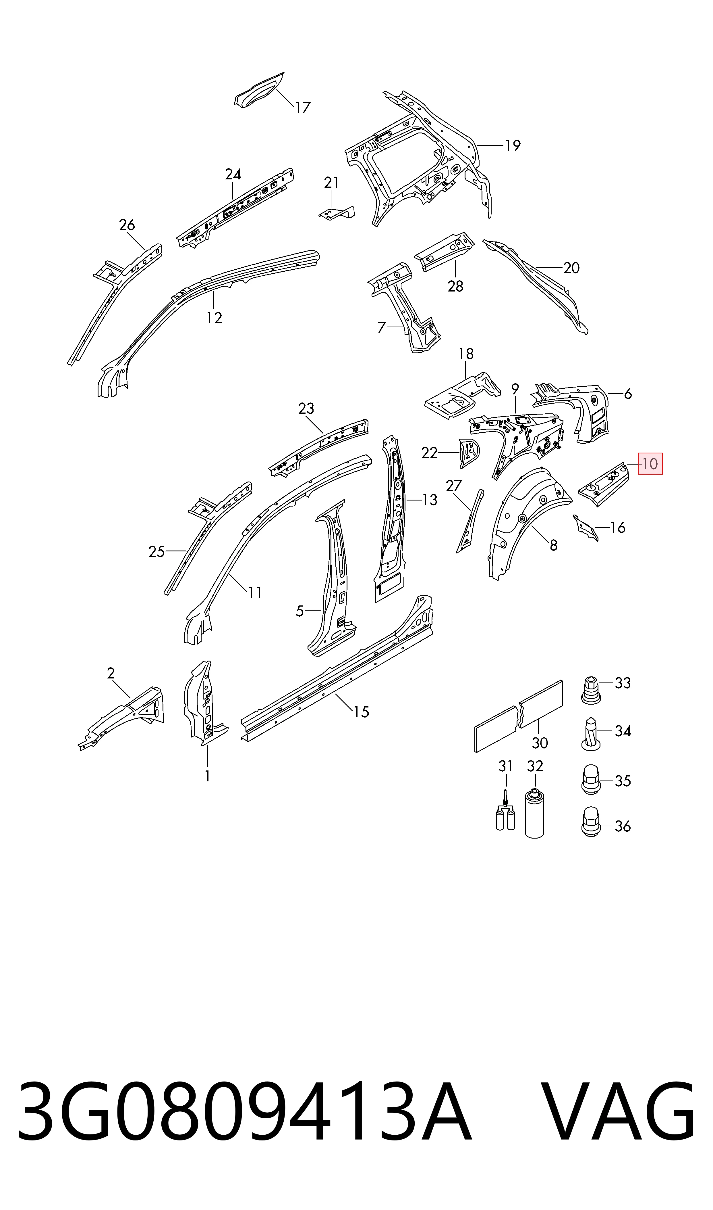 3G0809413A VAG