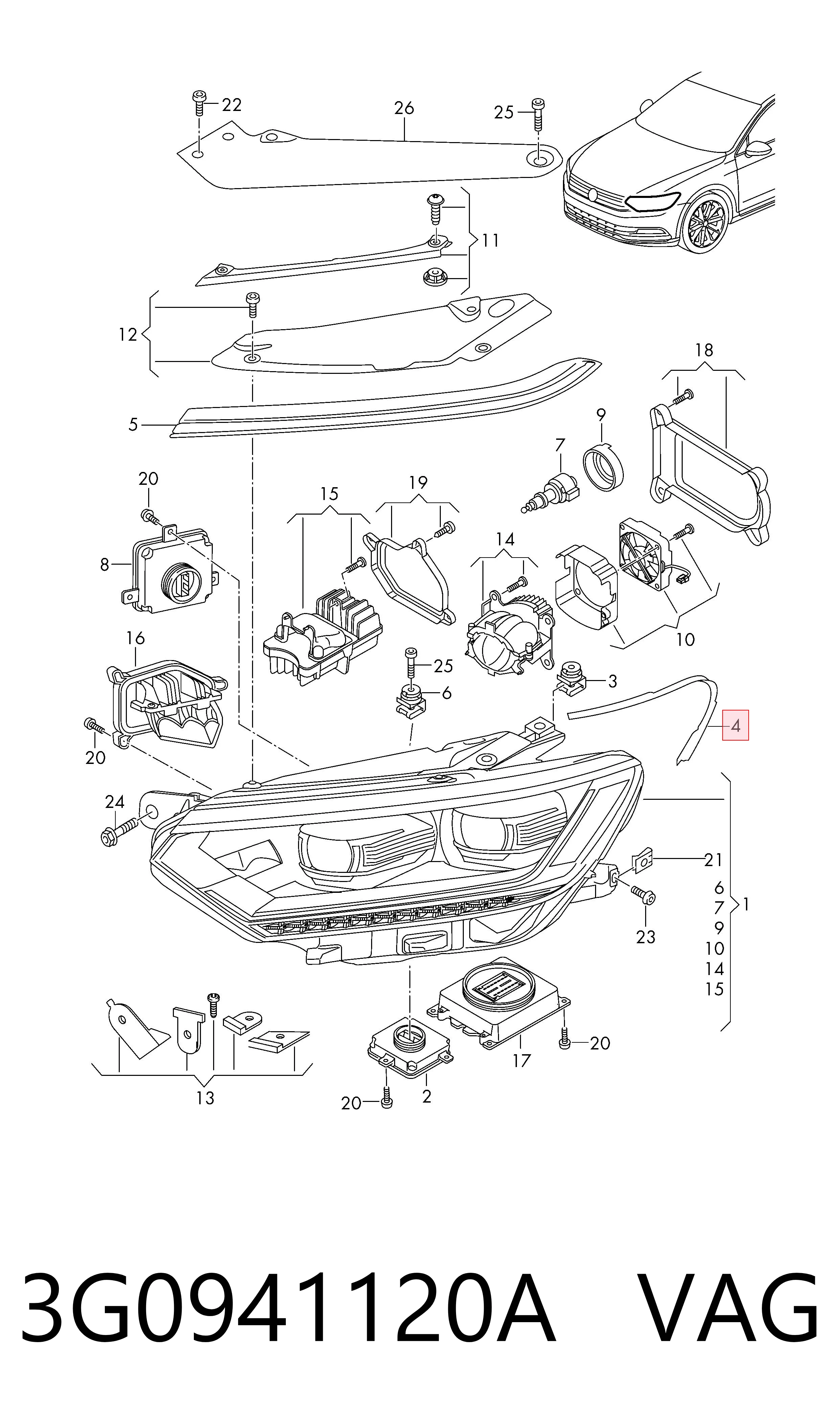 3G0941120A VAG 