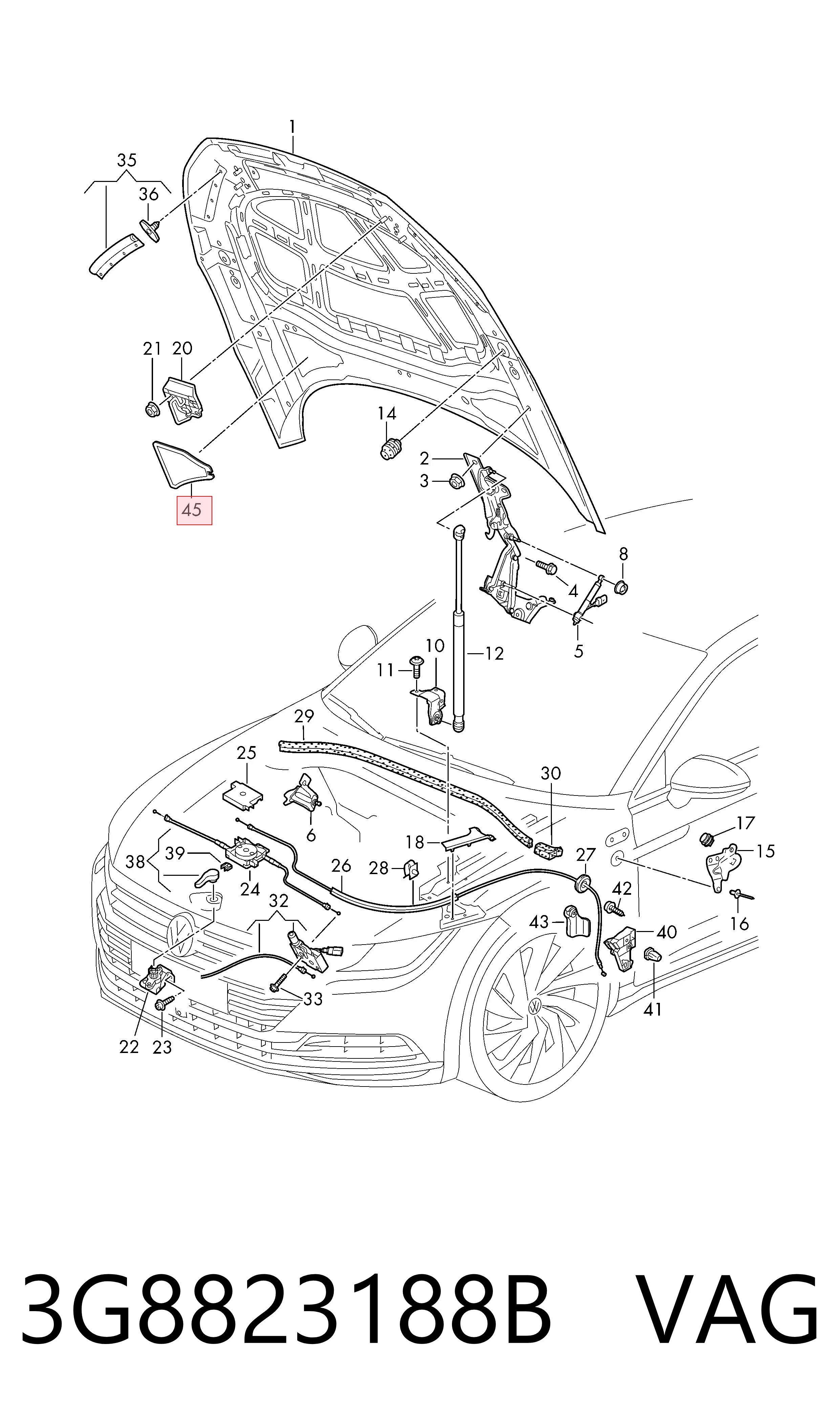 3G8823188B VAG 