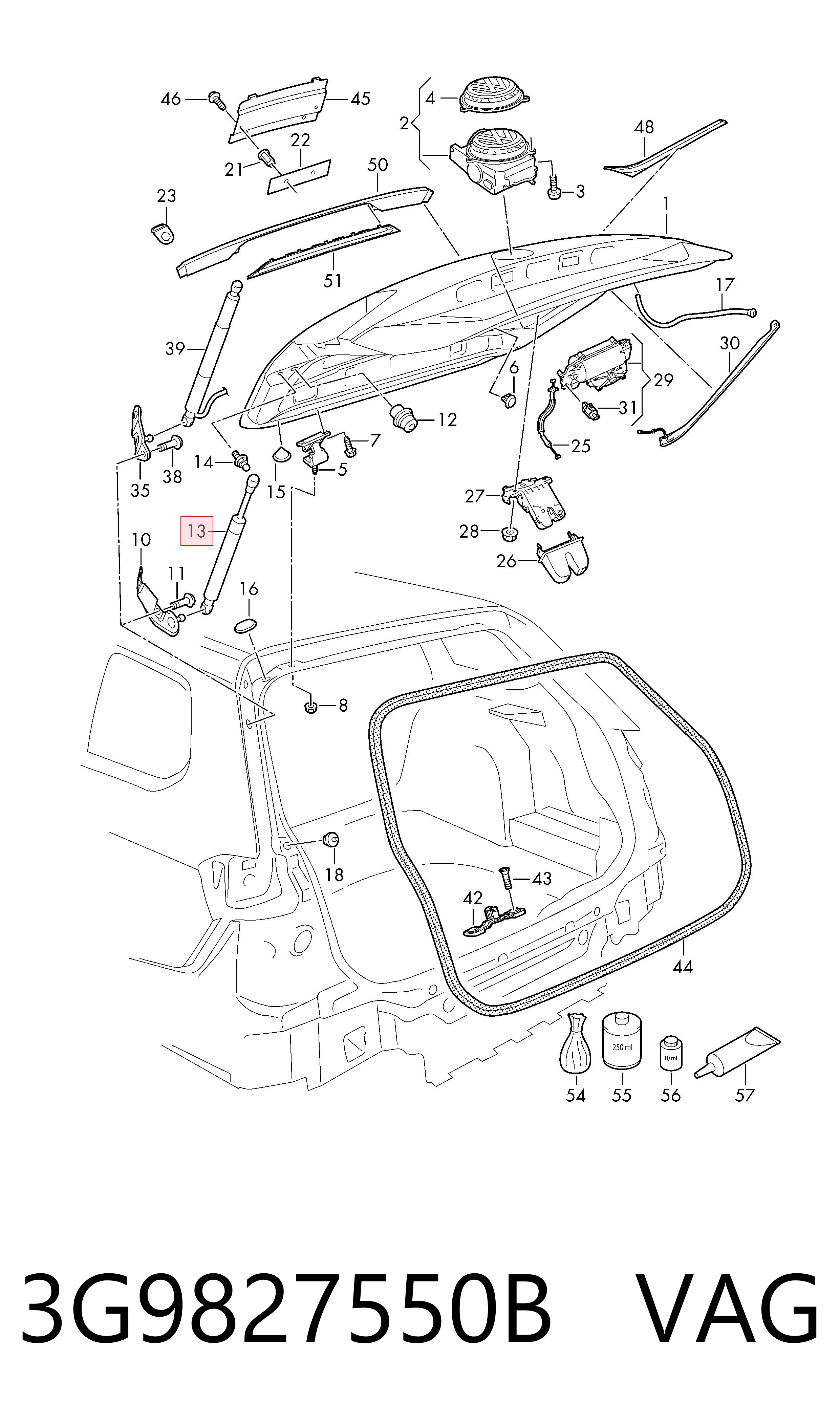 3G9827550B VAG