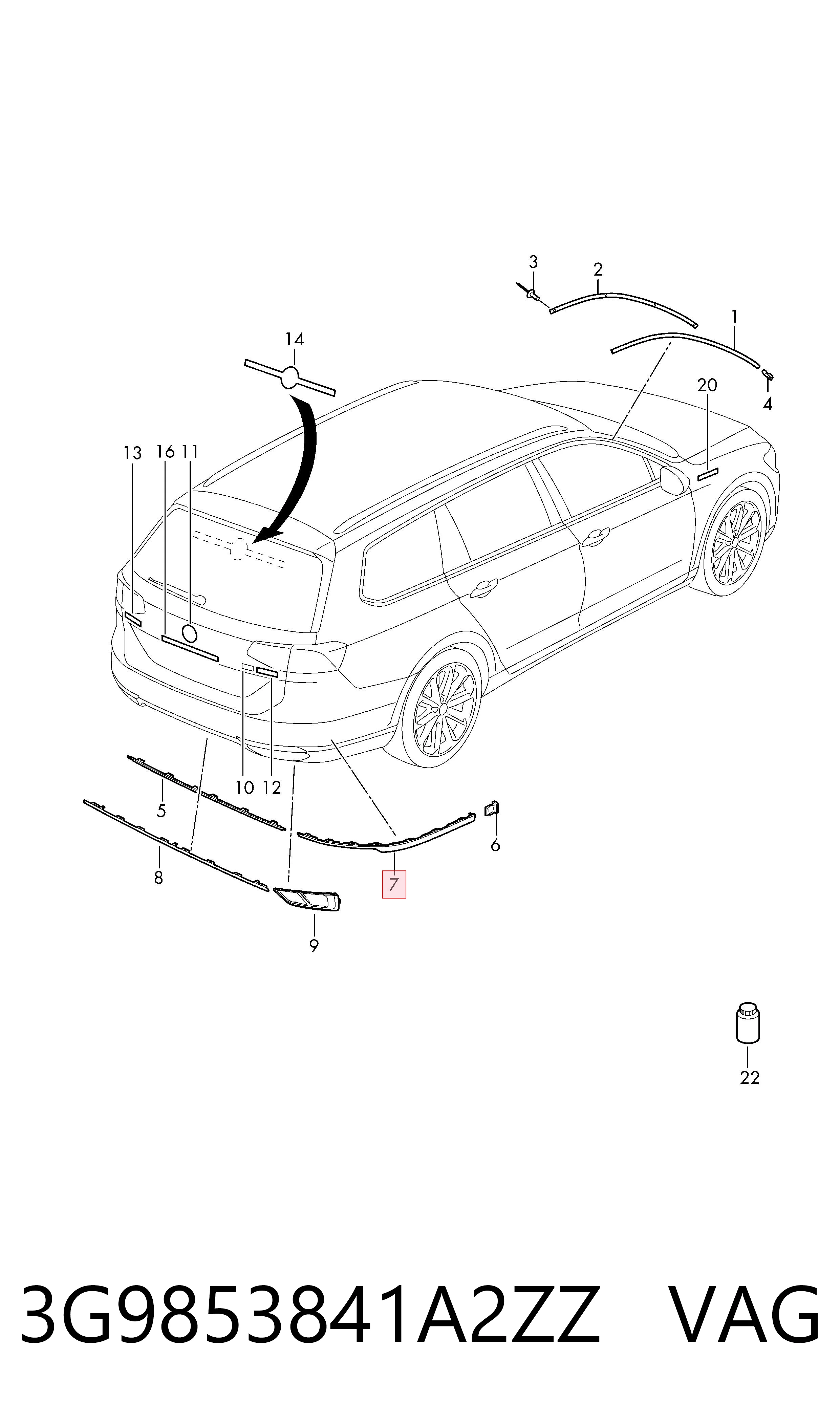 3G9853841A2ZZ VAG 