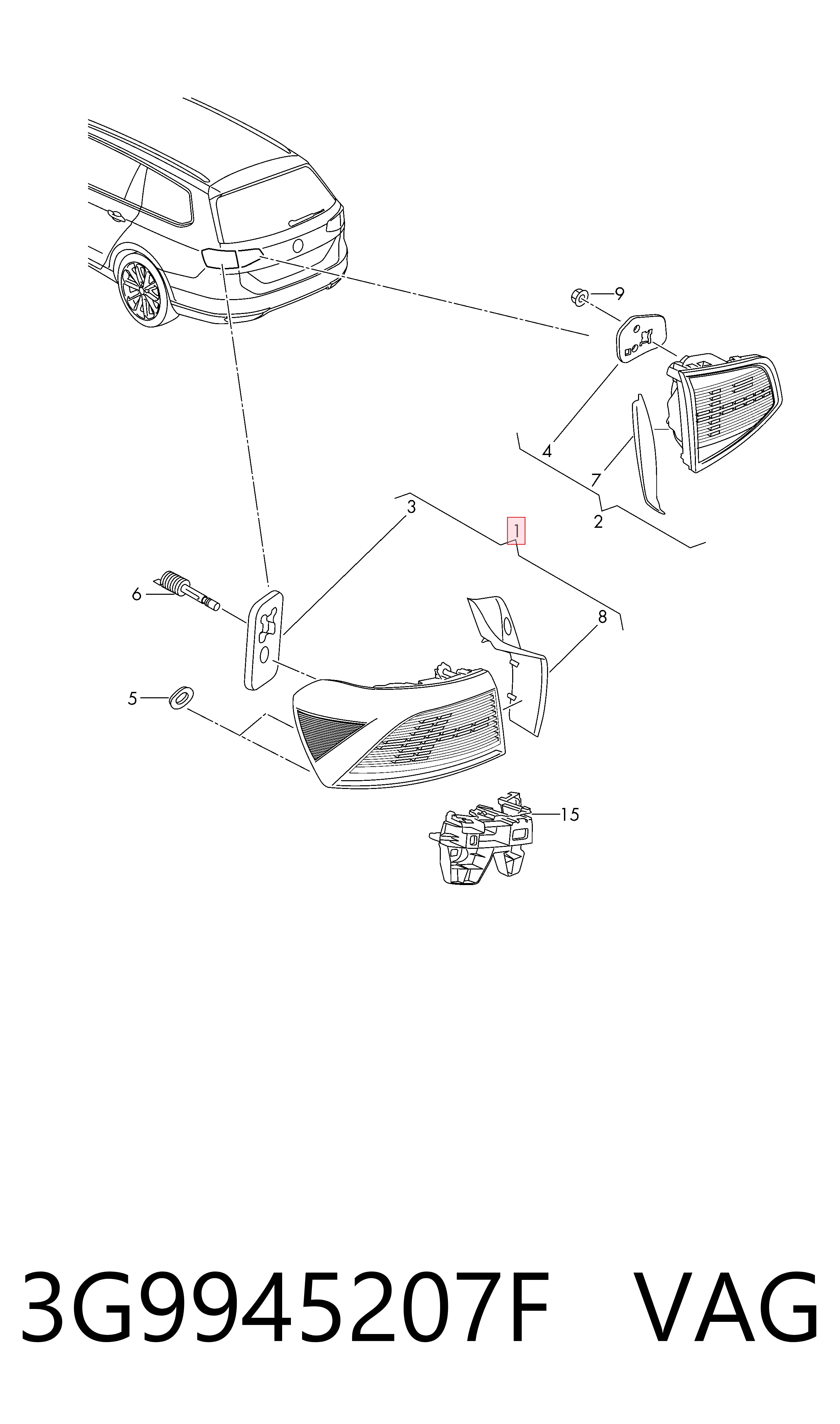 3G9945207F VAG