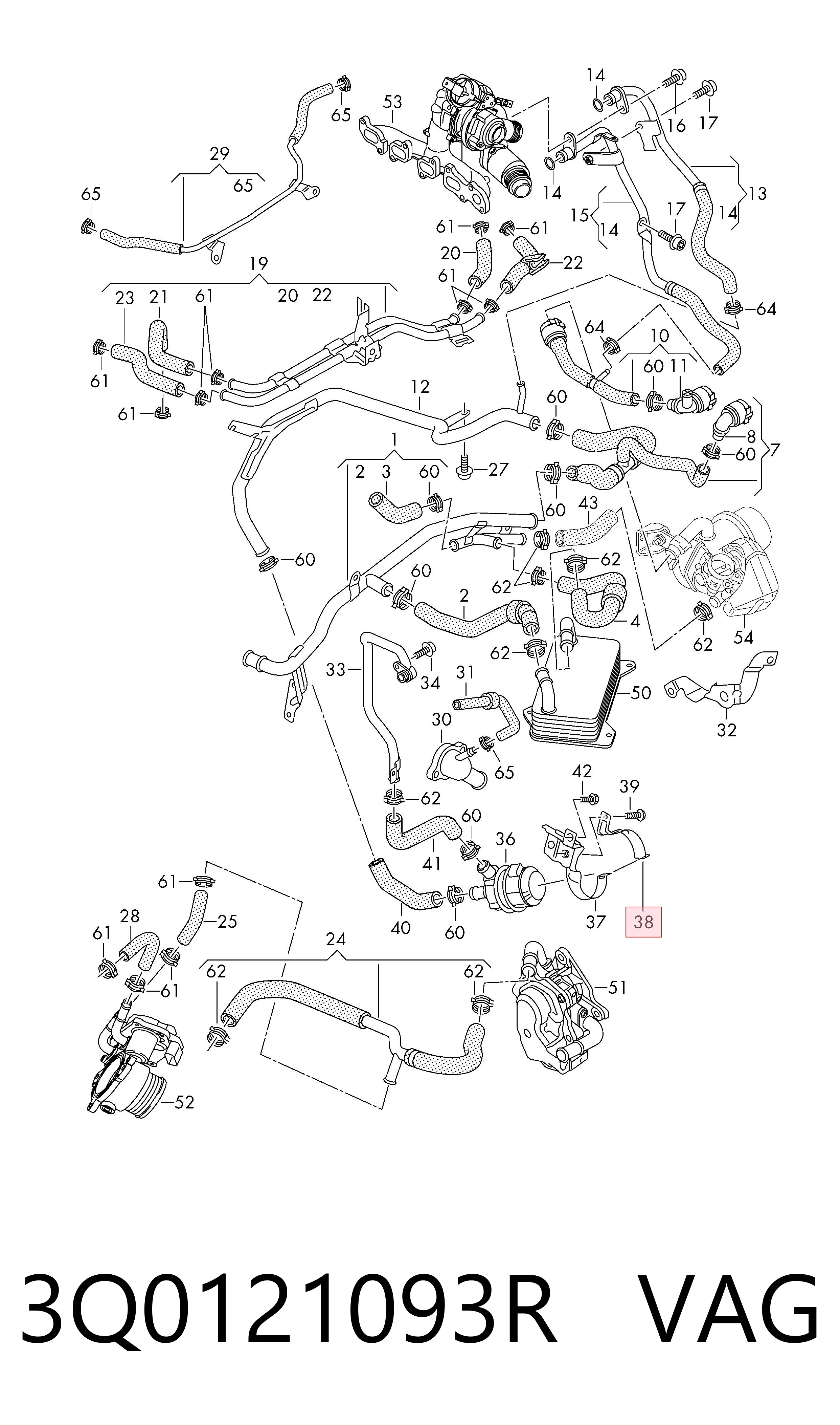  VAG 3Q0121093R preço, a partir de 8,48 USD