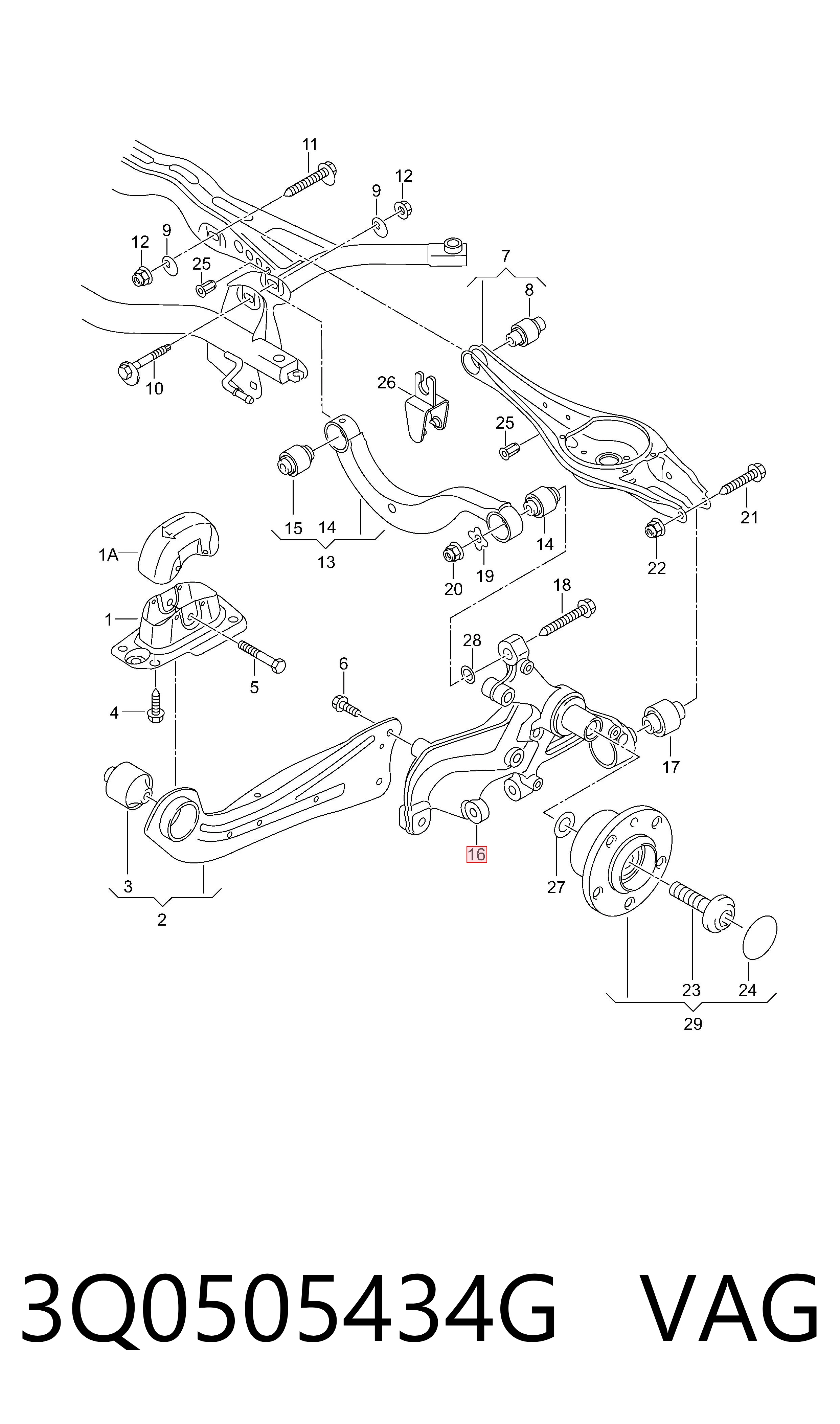 3Q0505434G VAG