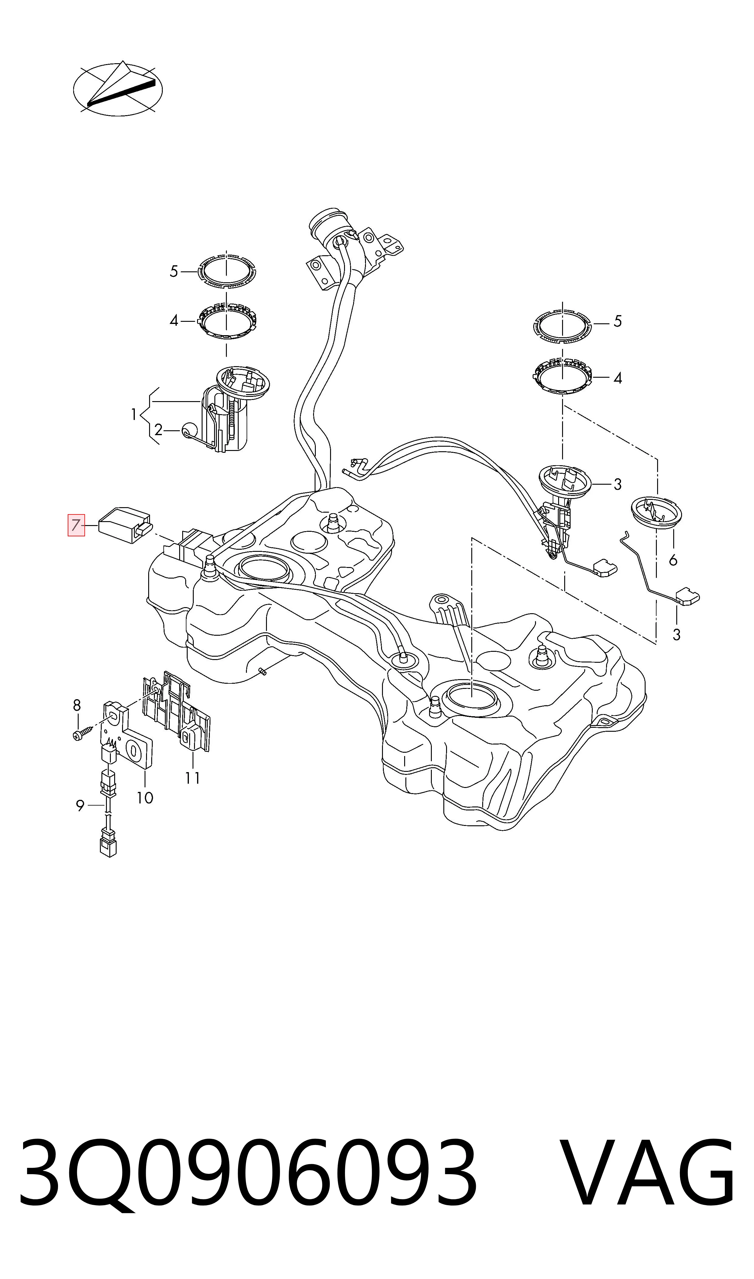 3Q0906093 VAG