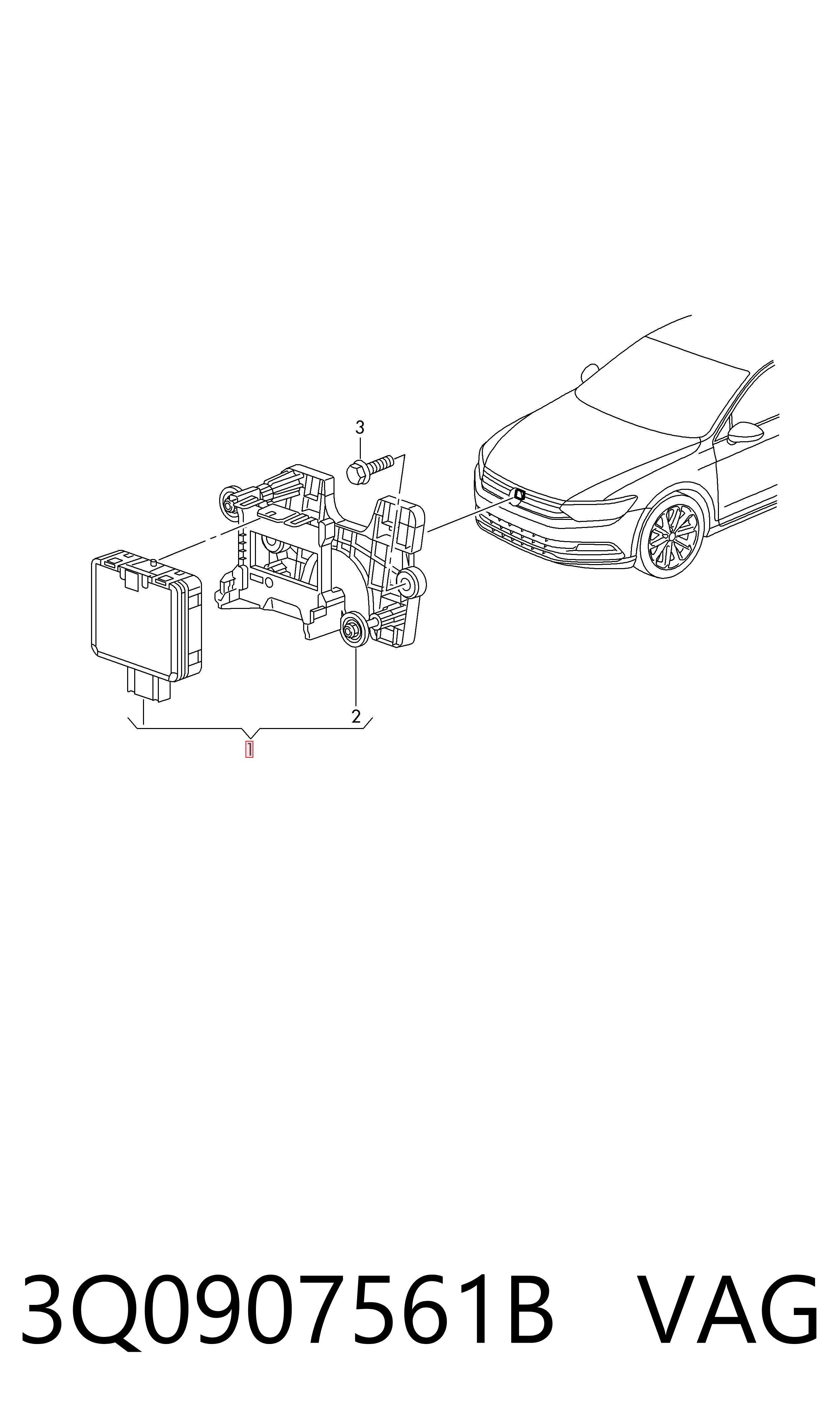 3Q0907561B VAG