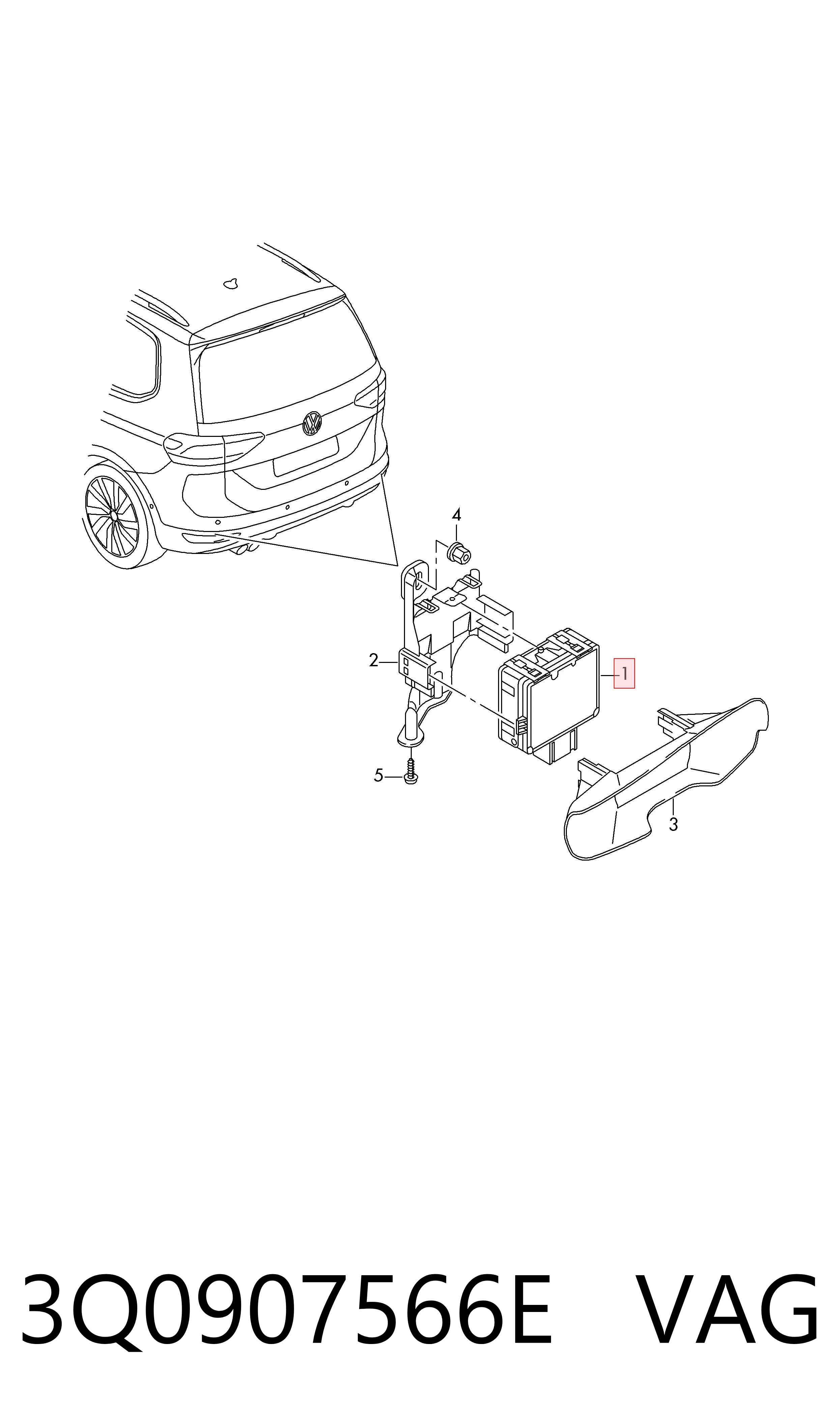 3Q0907566E VAG
