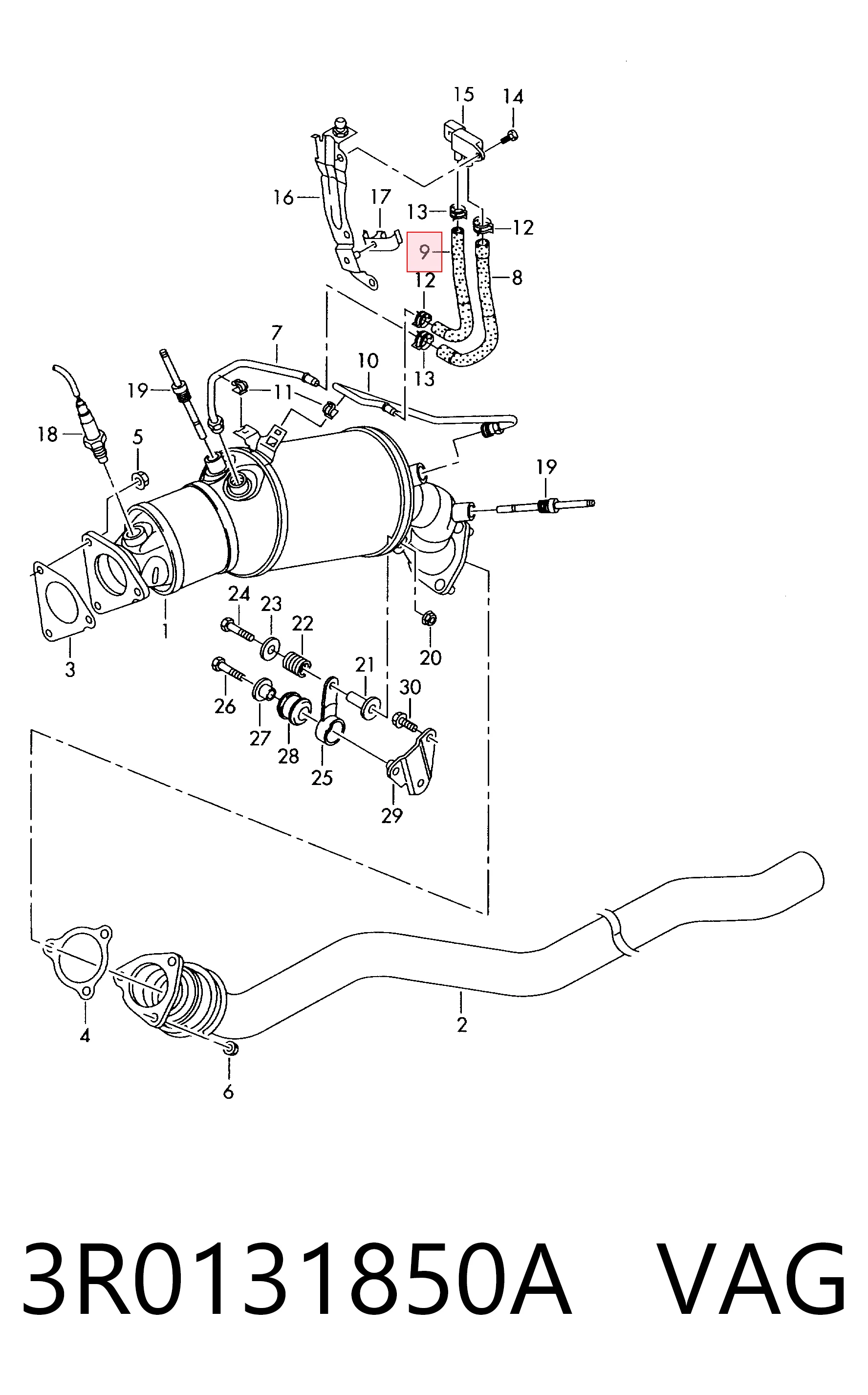 3R0131850A VAG