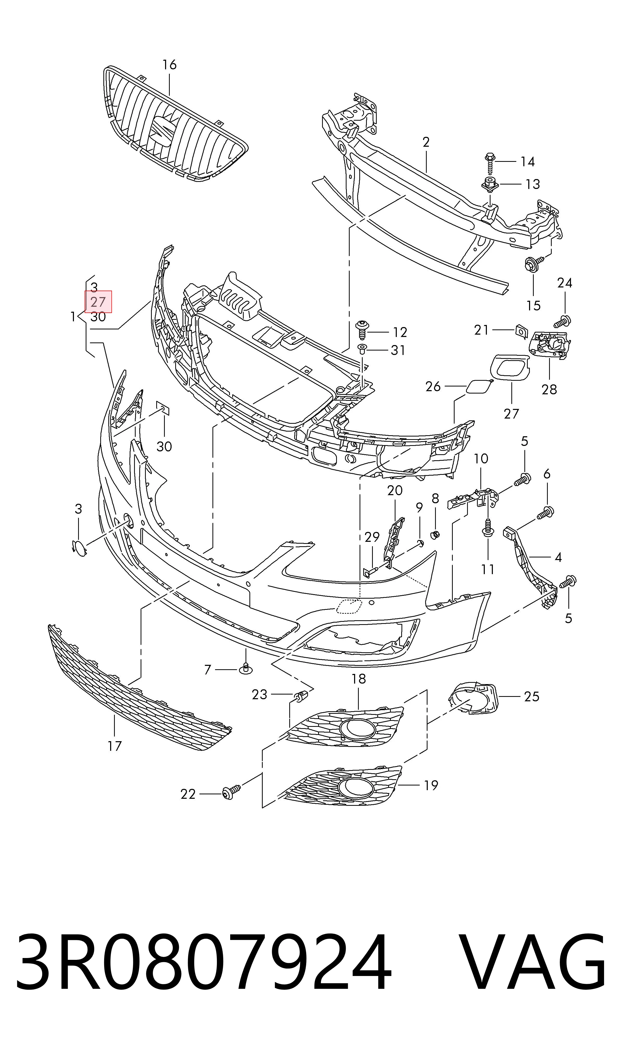 3R0807924 VAG