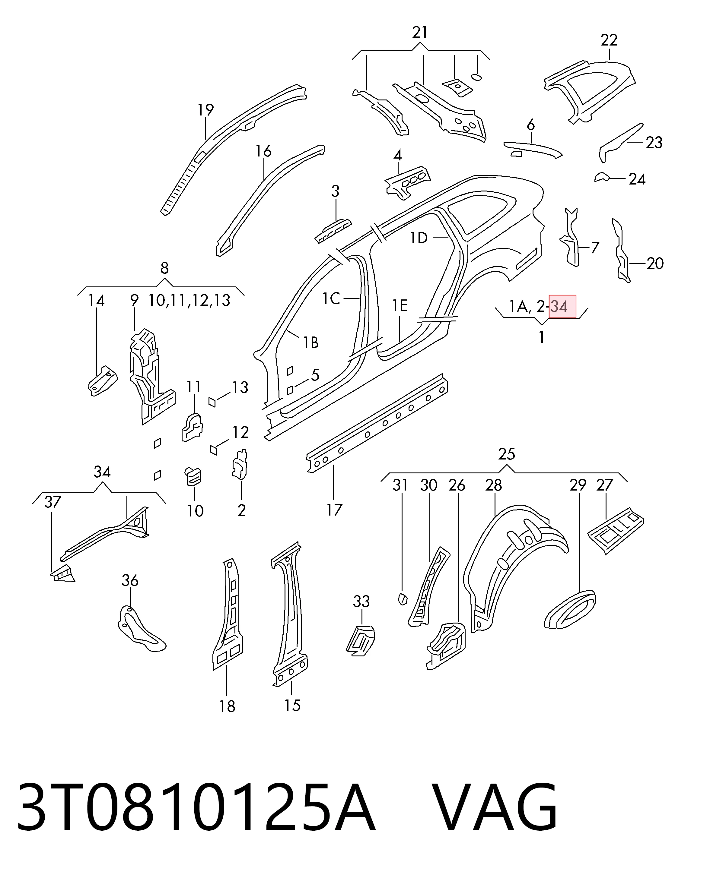 3T0810125A VAG