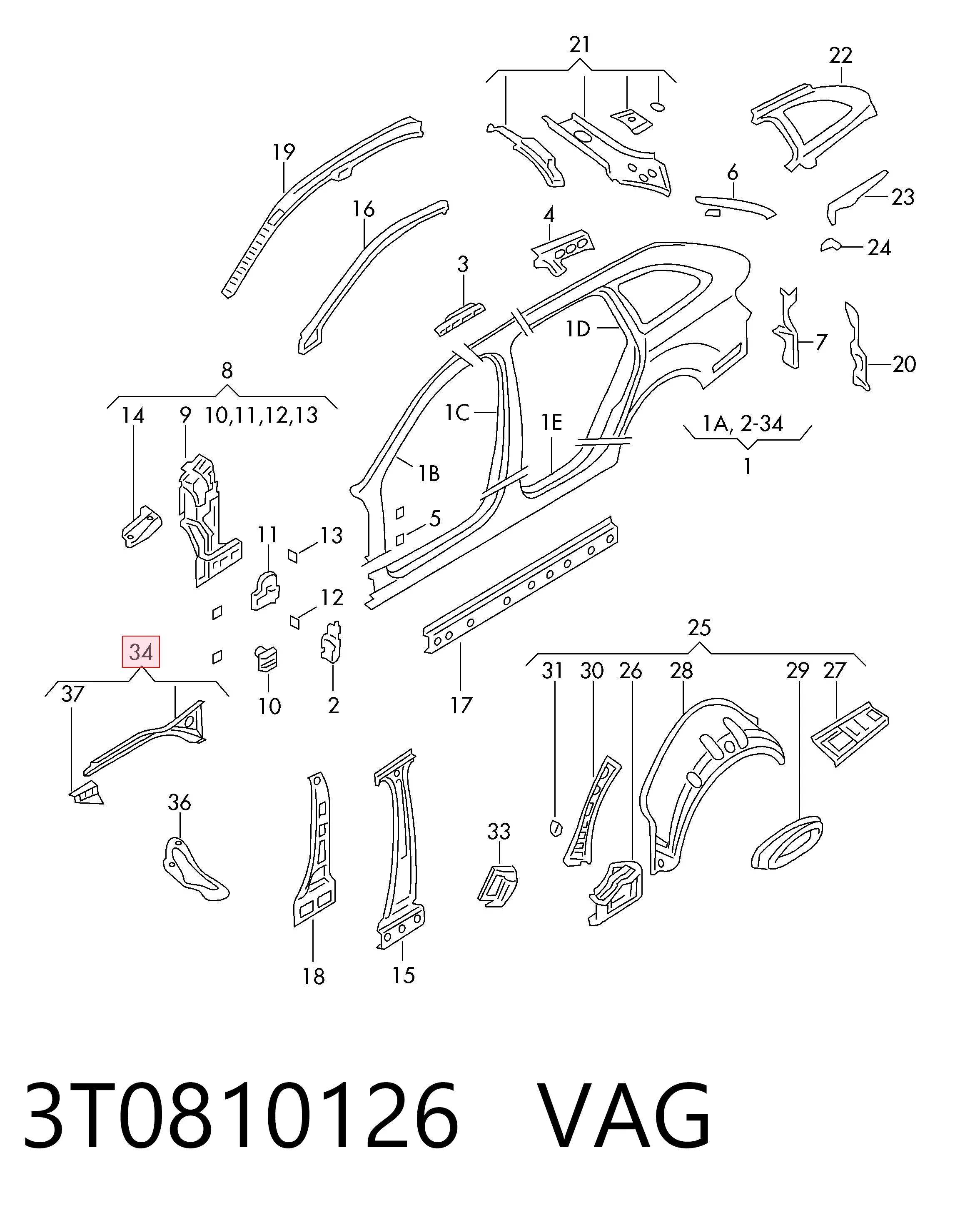 3T0810126 VAG