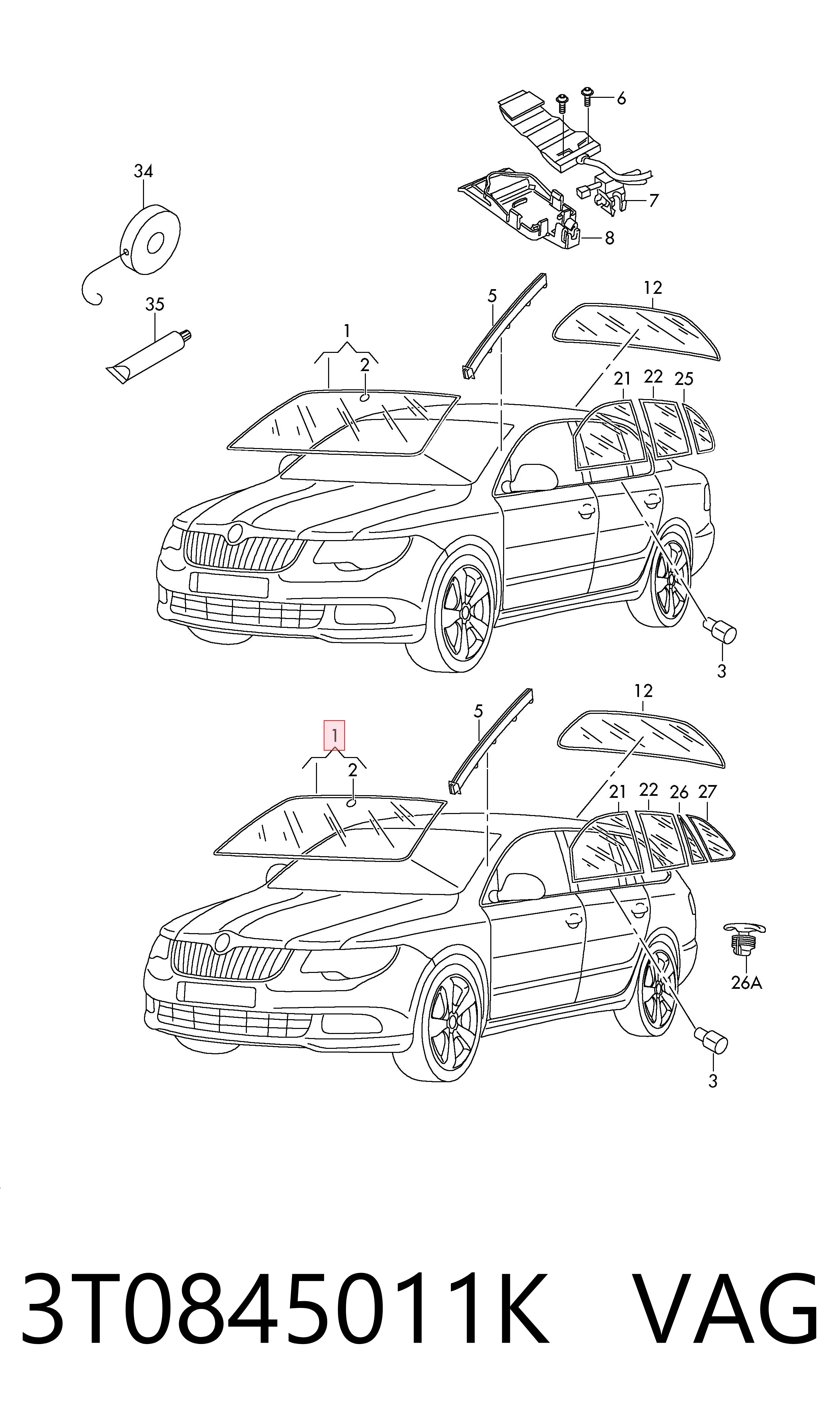 3T0845011K VAG
