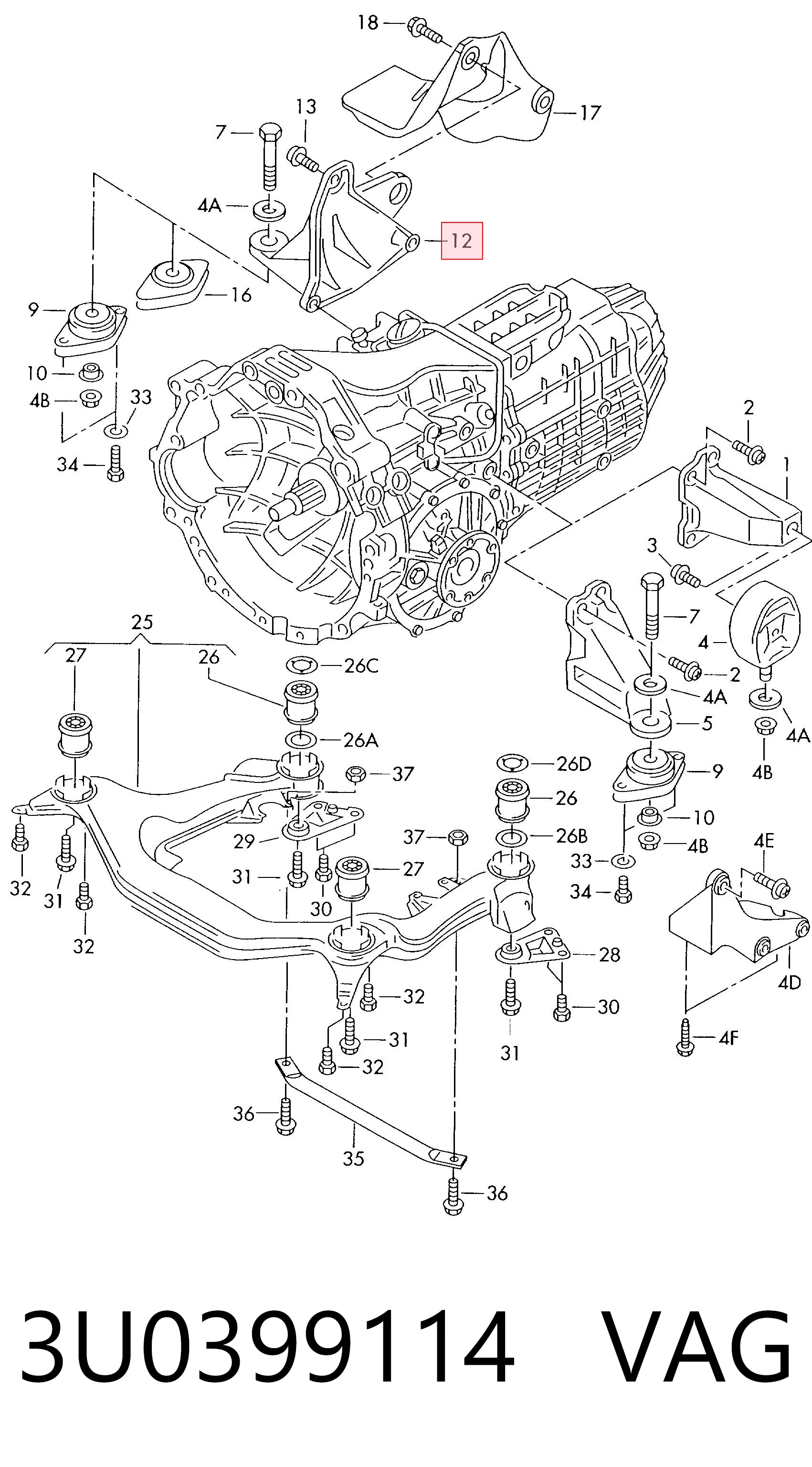 3U0399114 VAG