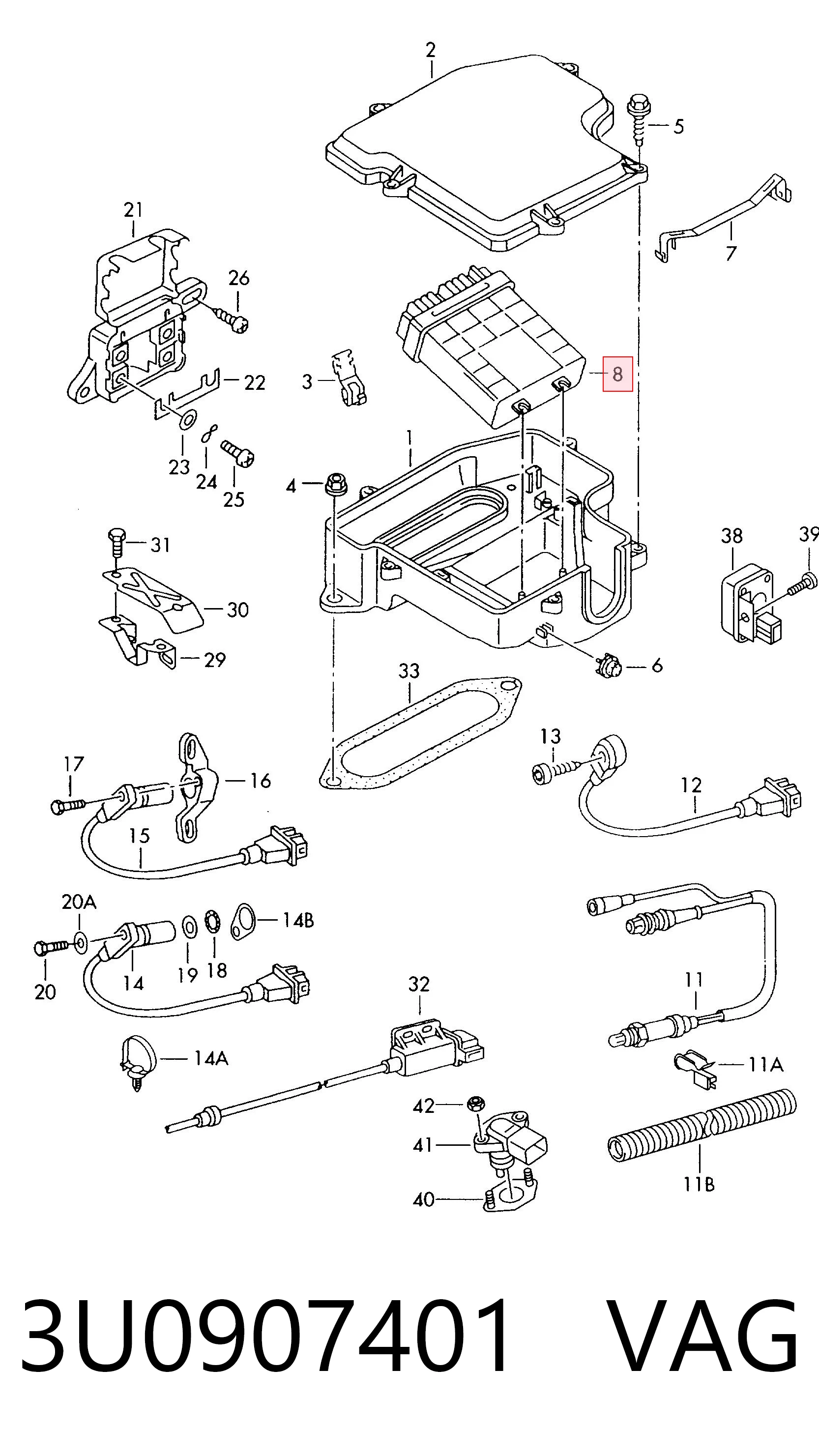 3U0907401 VAG
