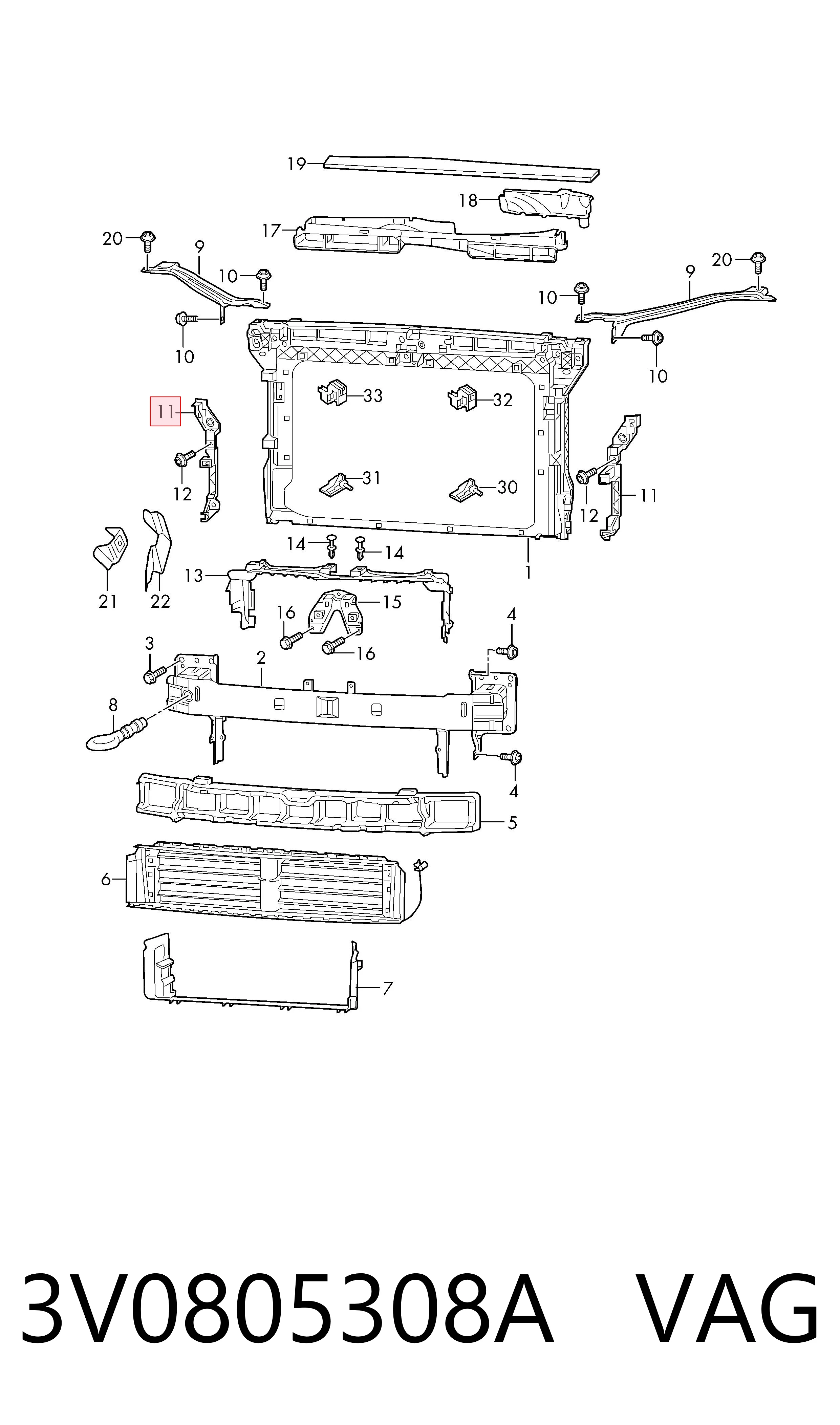 3V0805308A VAG 