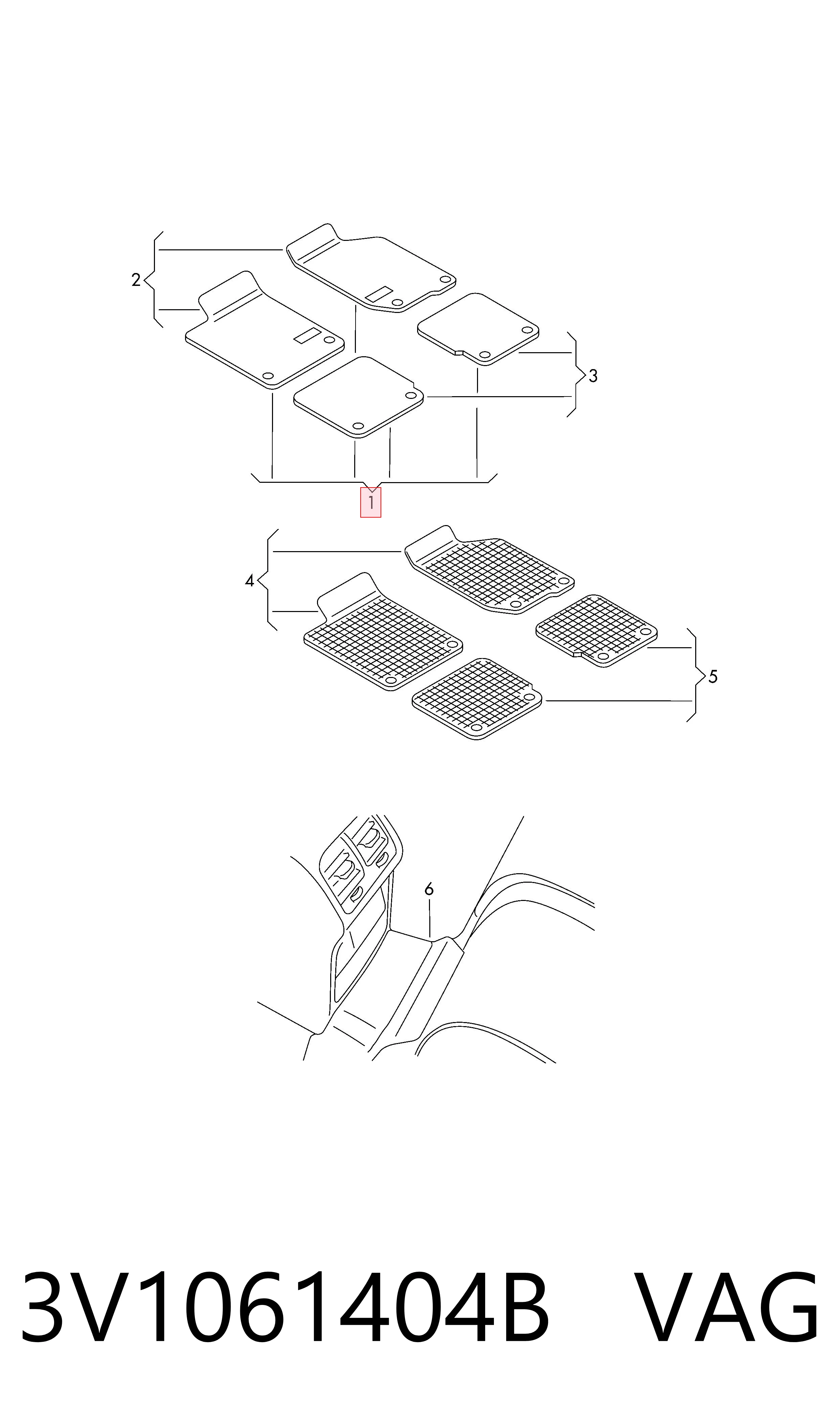 3V1061404B VAG 