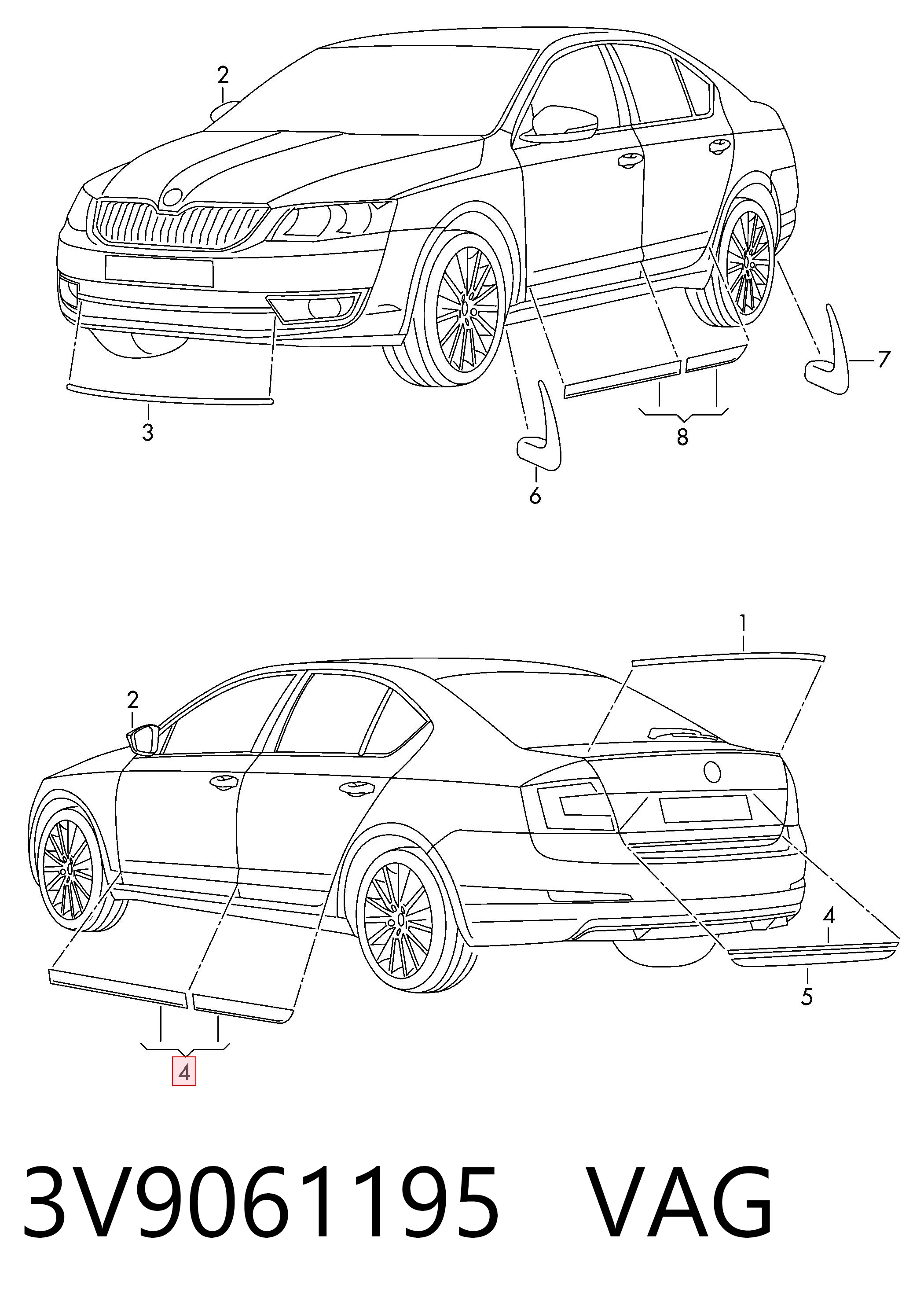 3V9061195 VAG 