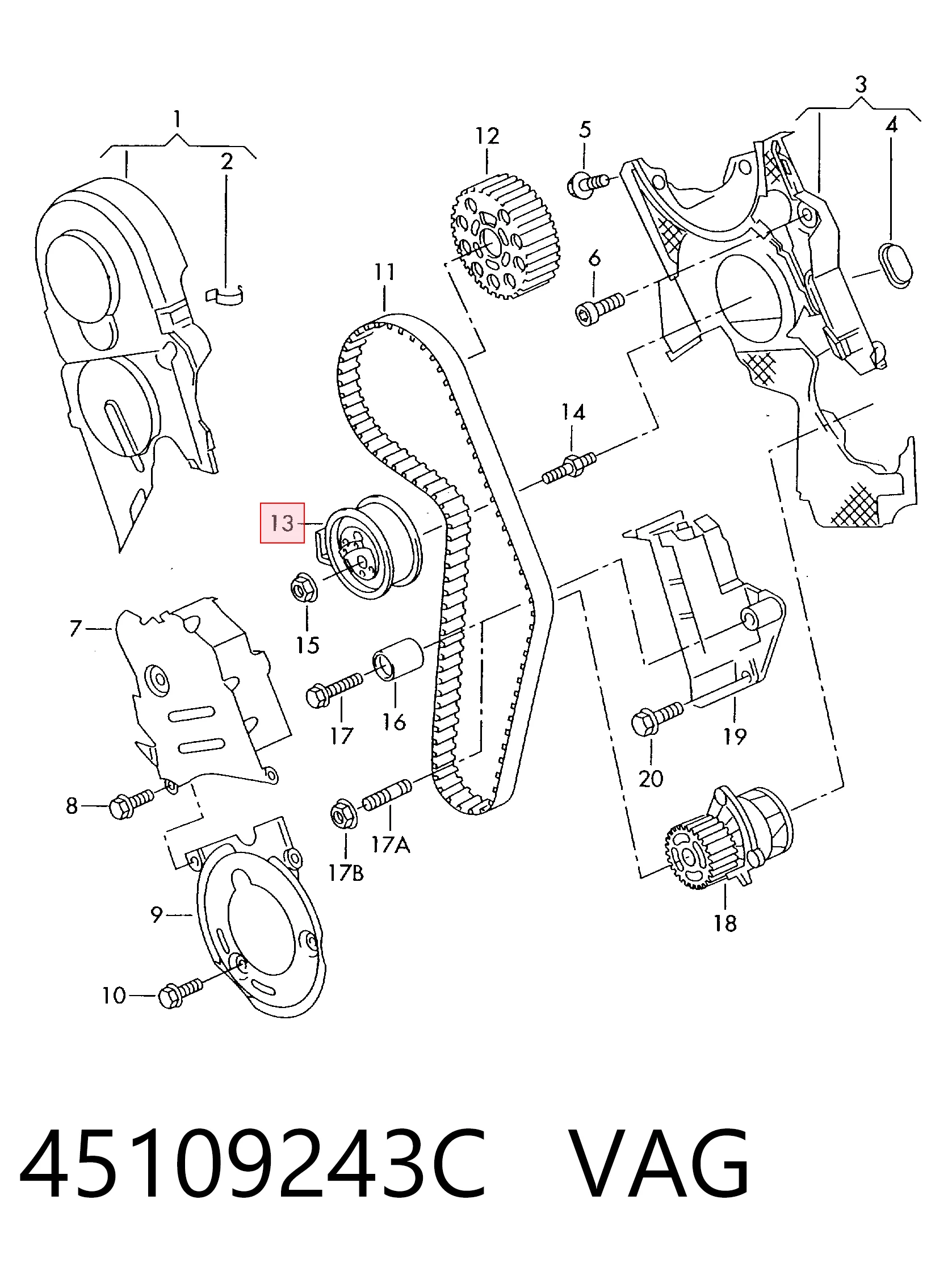 45109243C VAG