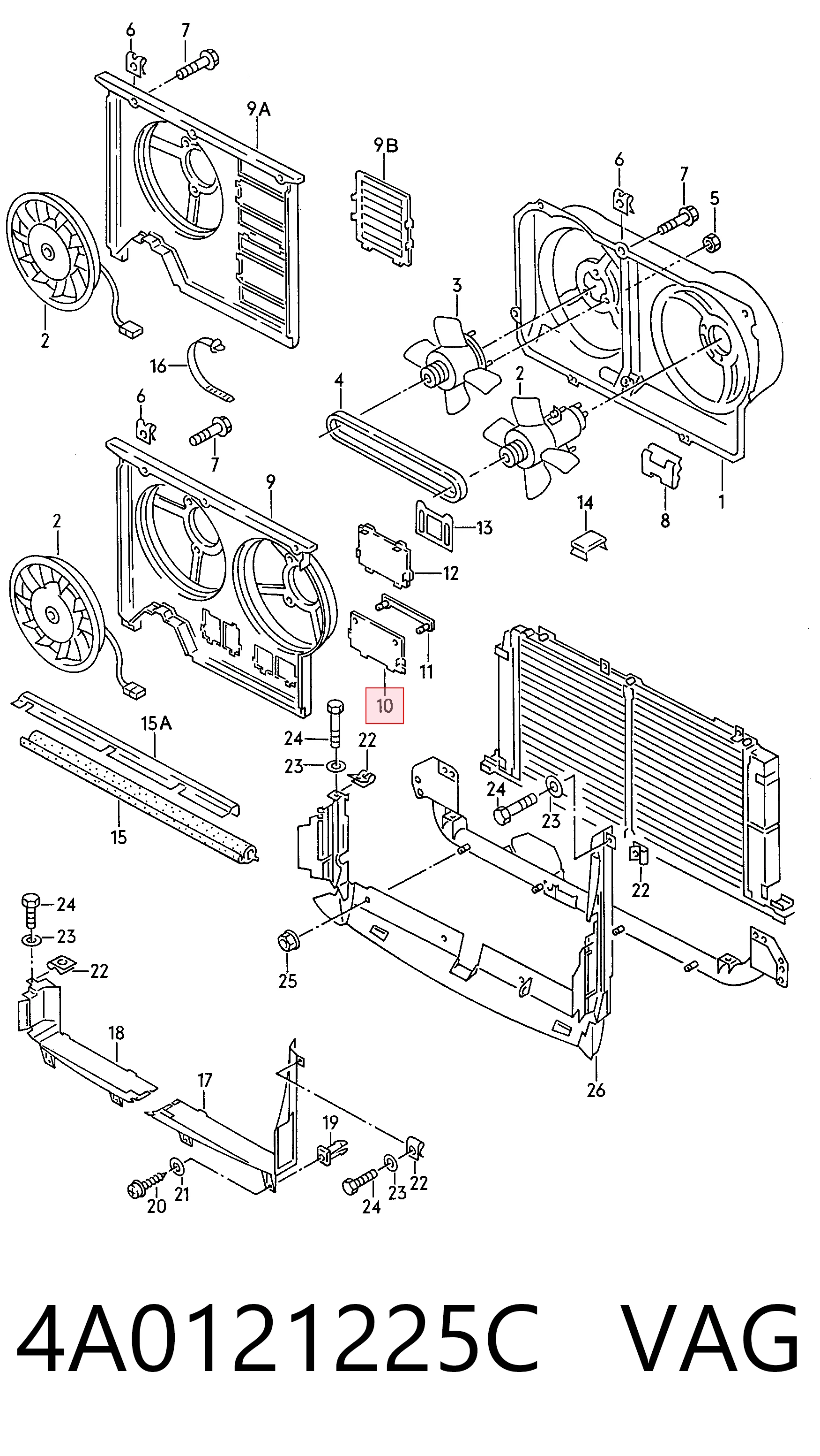 4A0121225C VAG