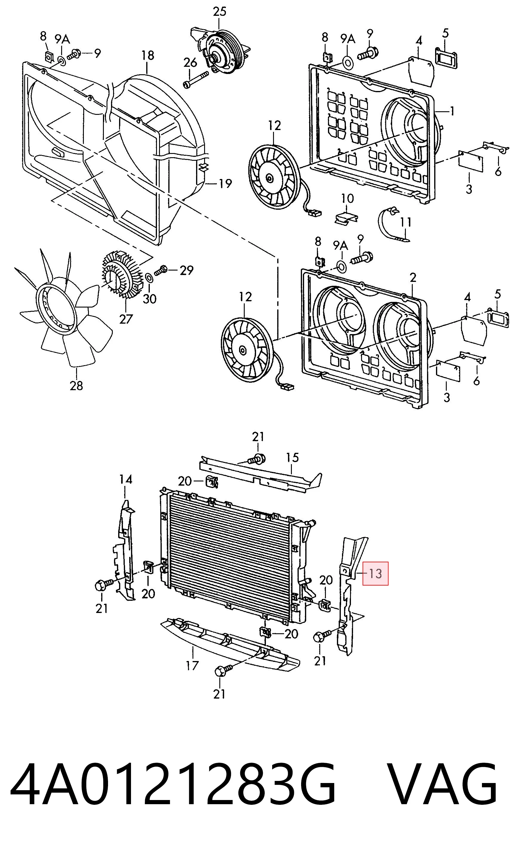 4A0121283G VAG