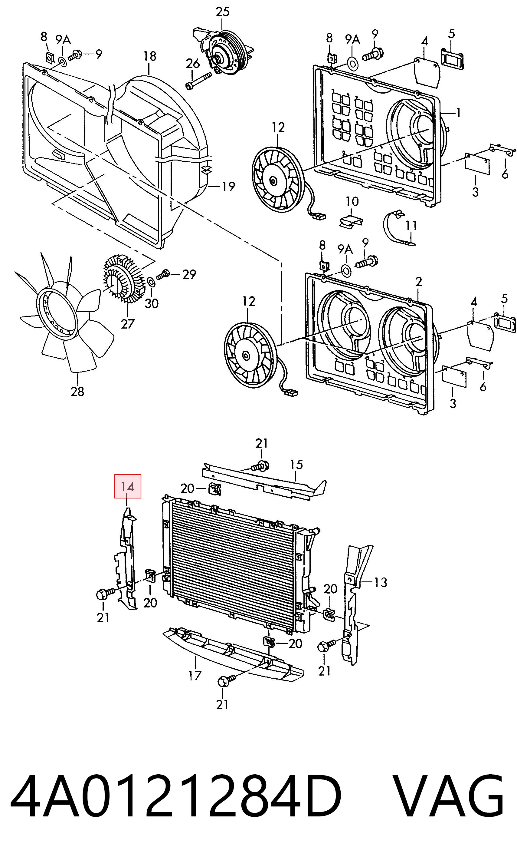 4A0121284D VAG