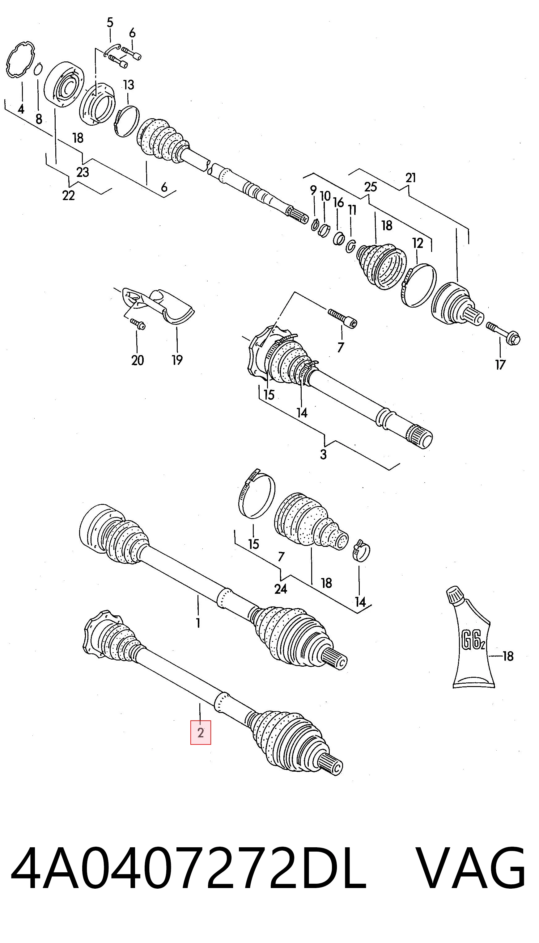 4A0407272DL VAG