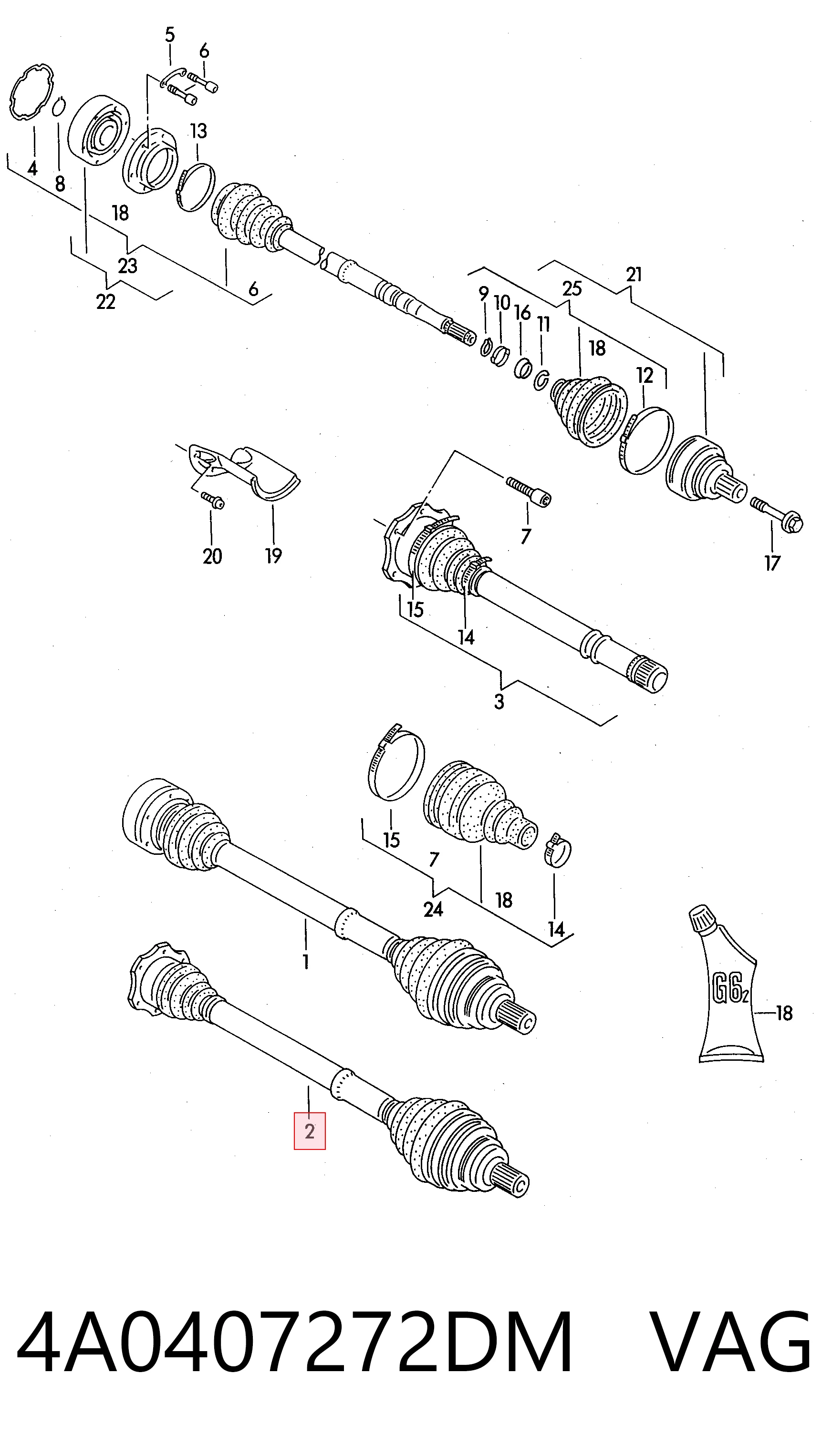 4A0407272DM VAG