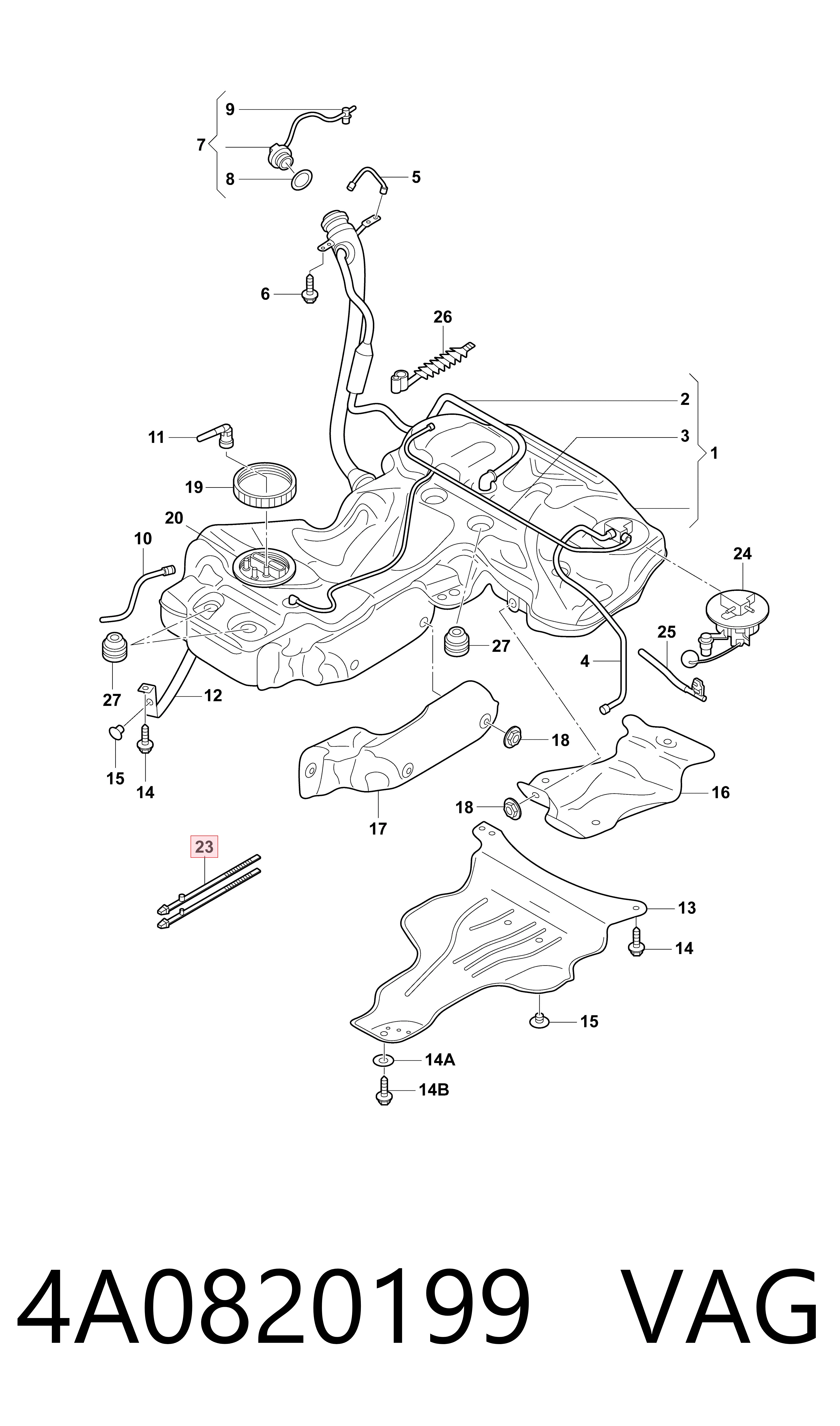 Compre 4A0820199 VAG 