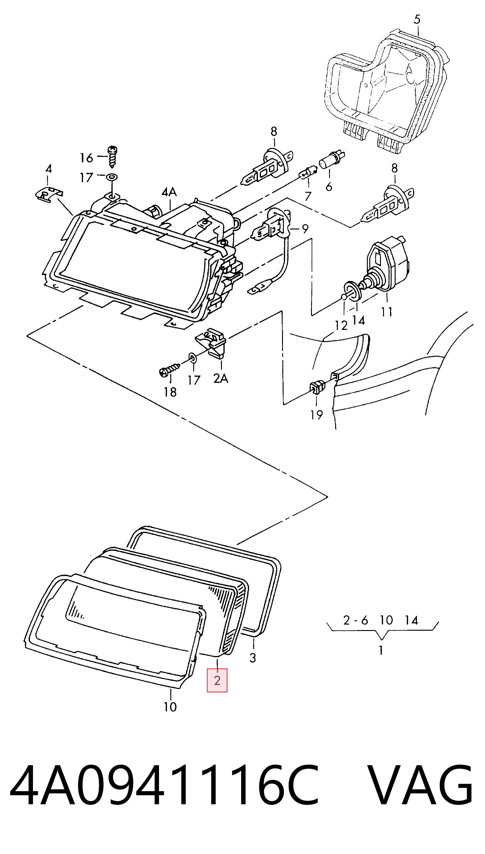 4A0941116C VAG