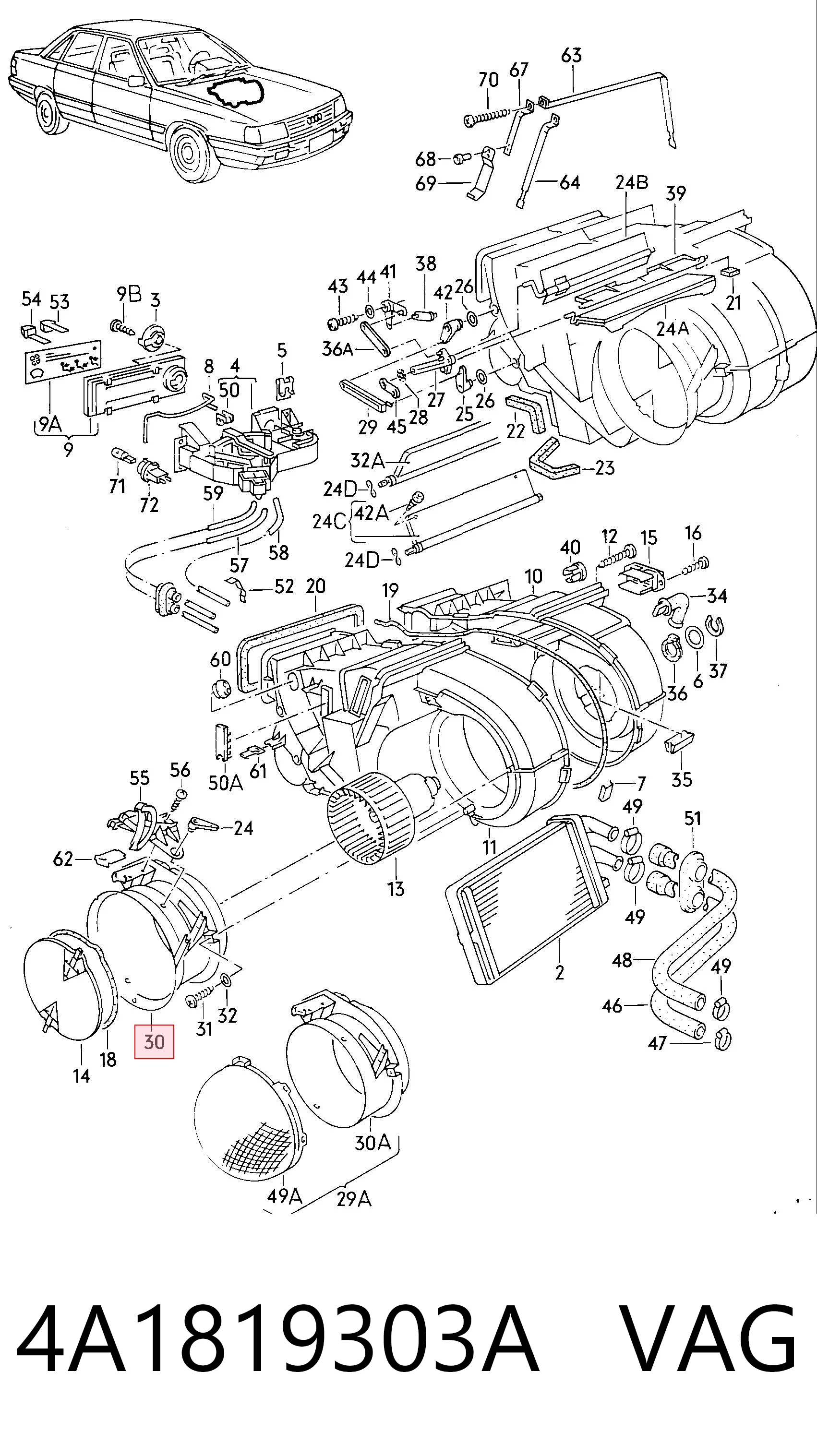 4A1819303A VAG
