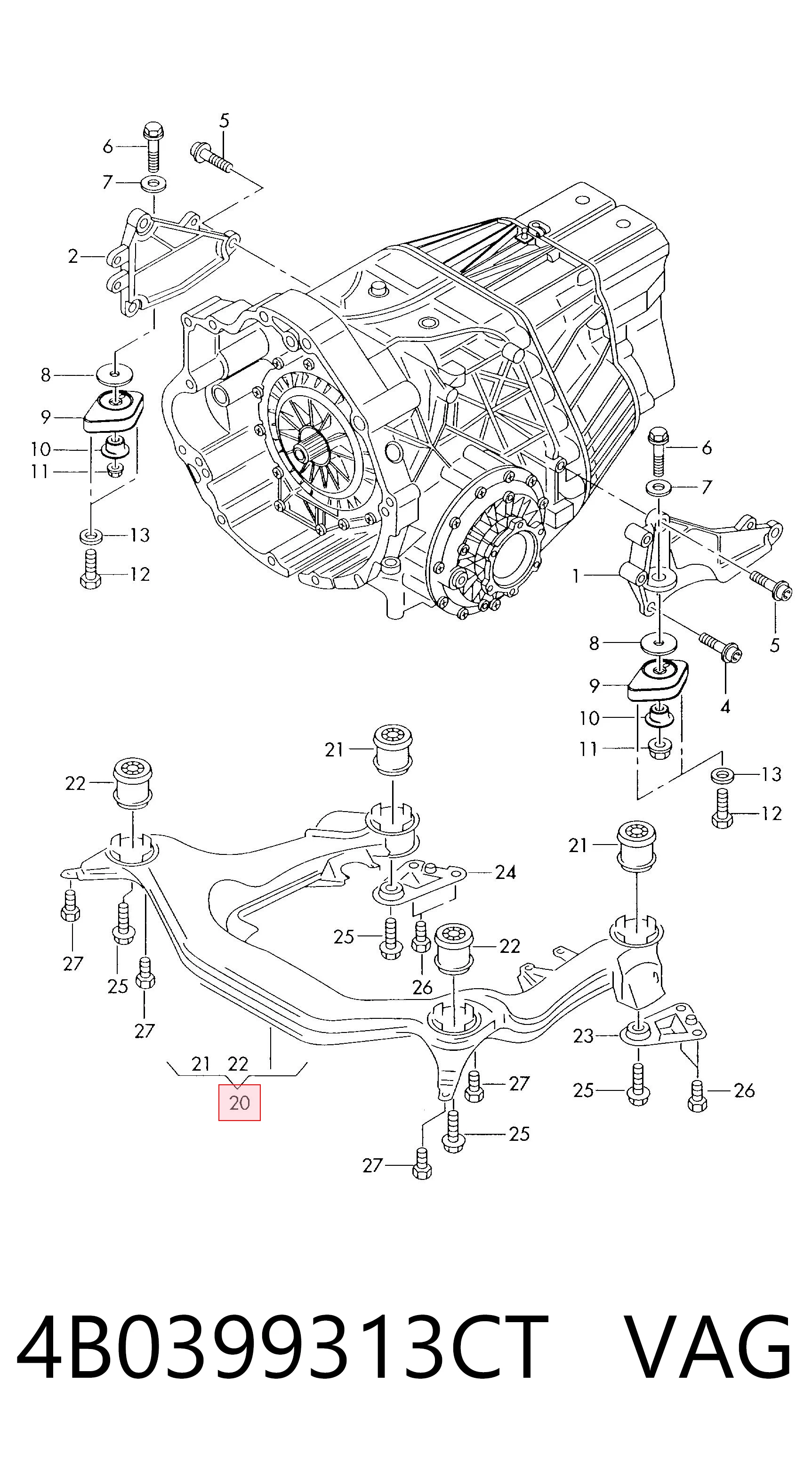 4B0399313CT VAG
