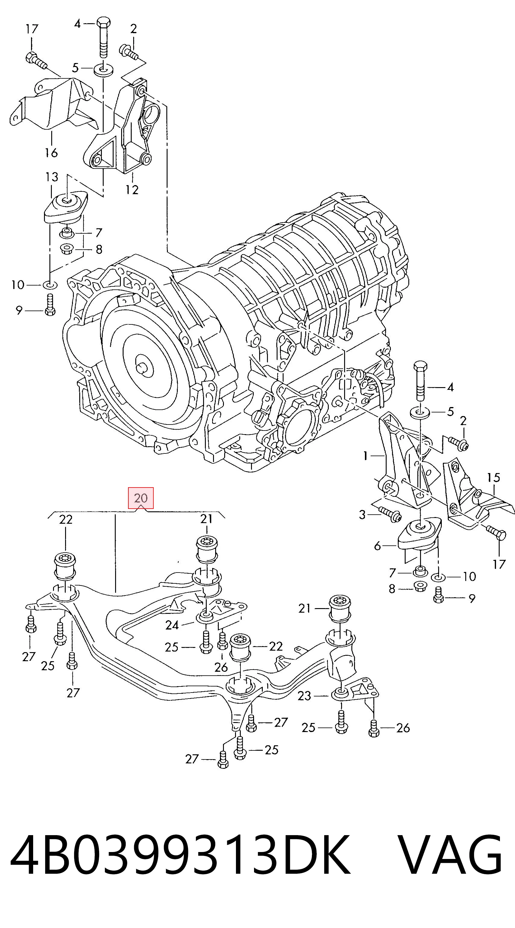 4B0399313DK VAG