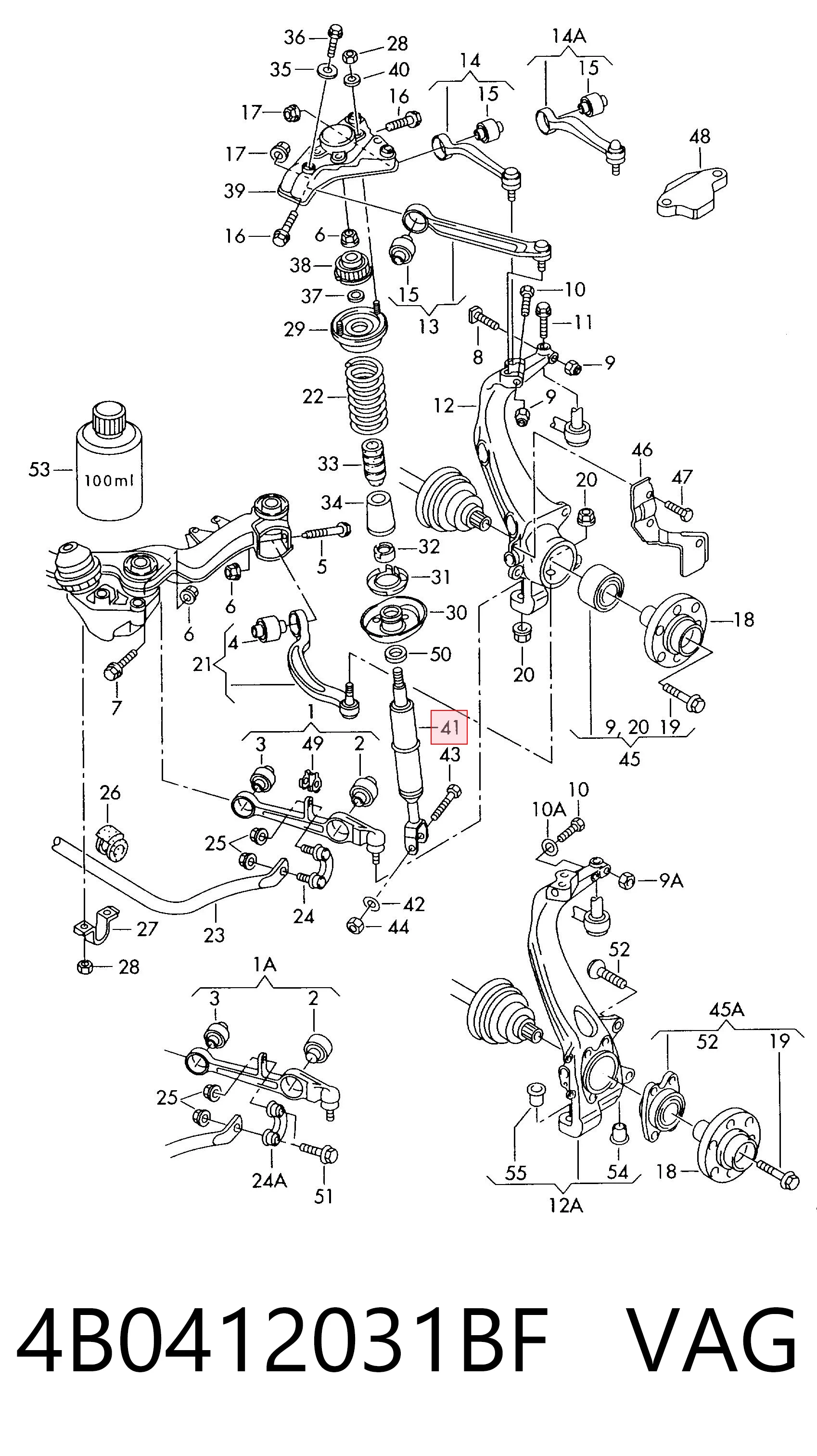 4B0412031BF VAG