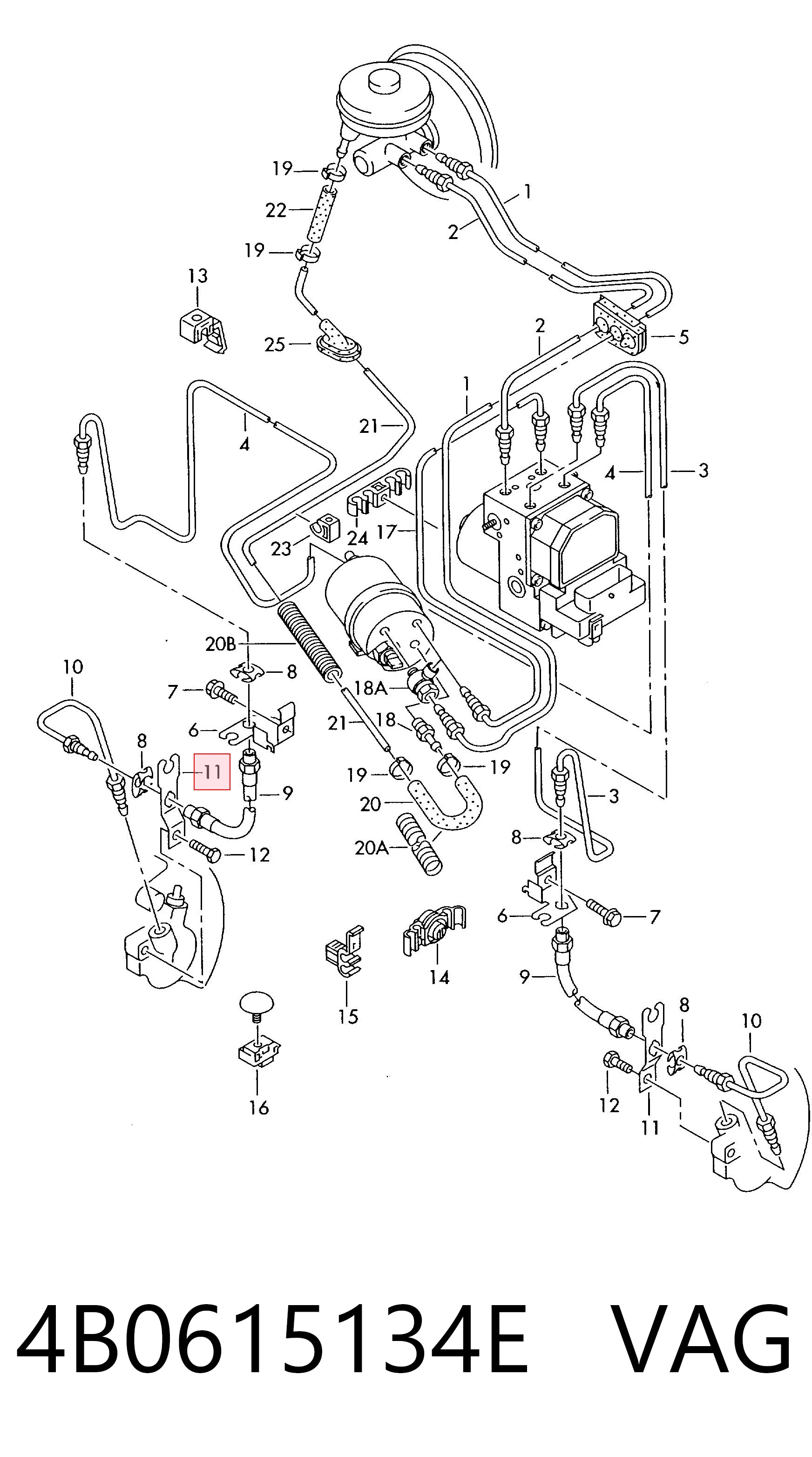 4B0615134E VAG
