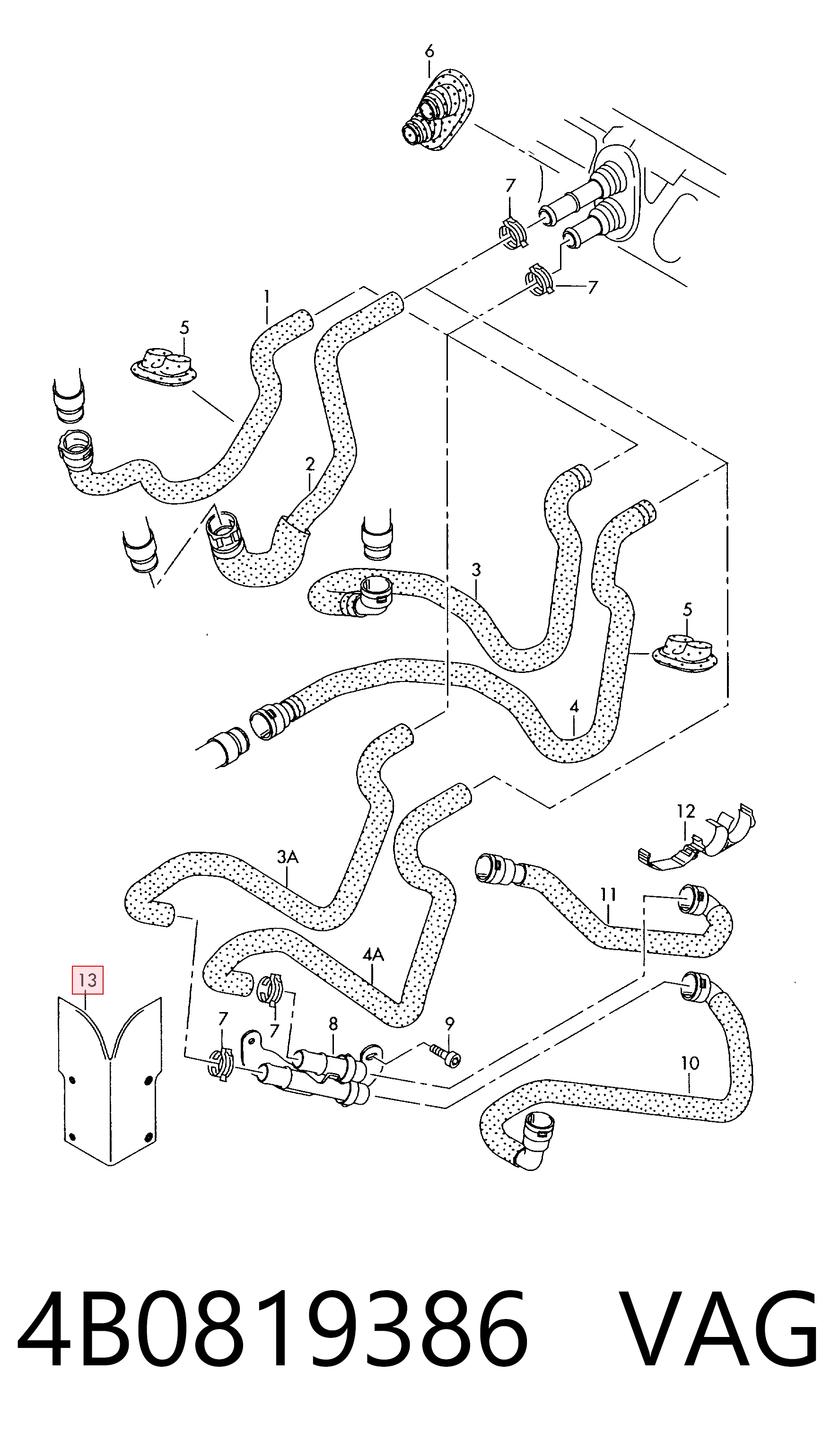 4B0819386 VAG