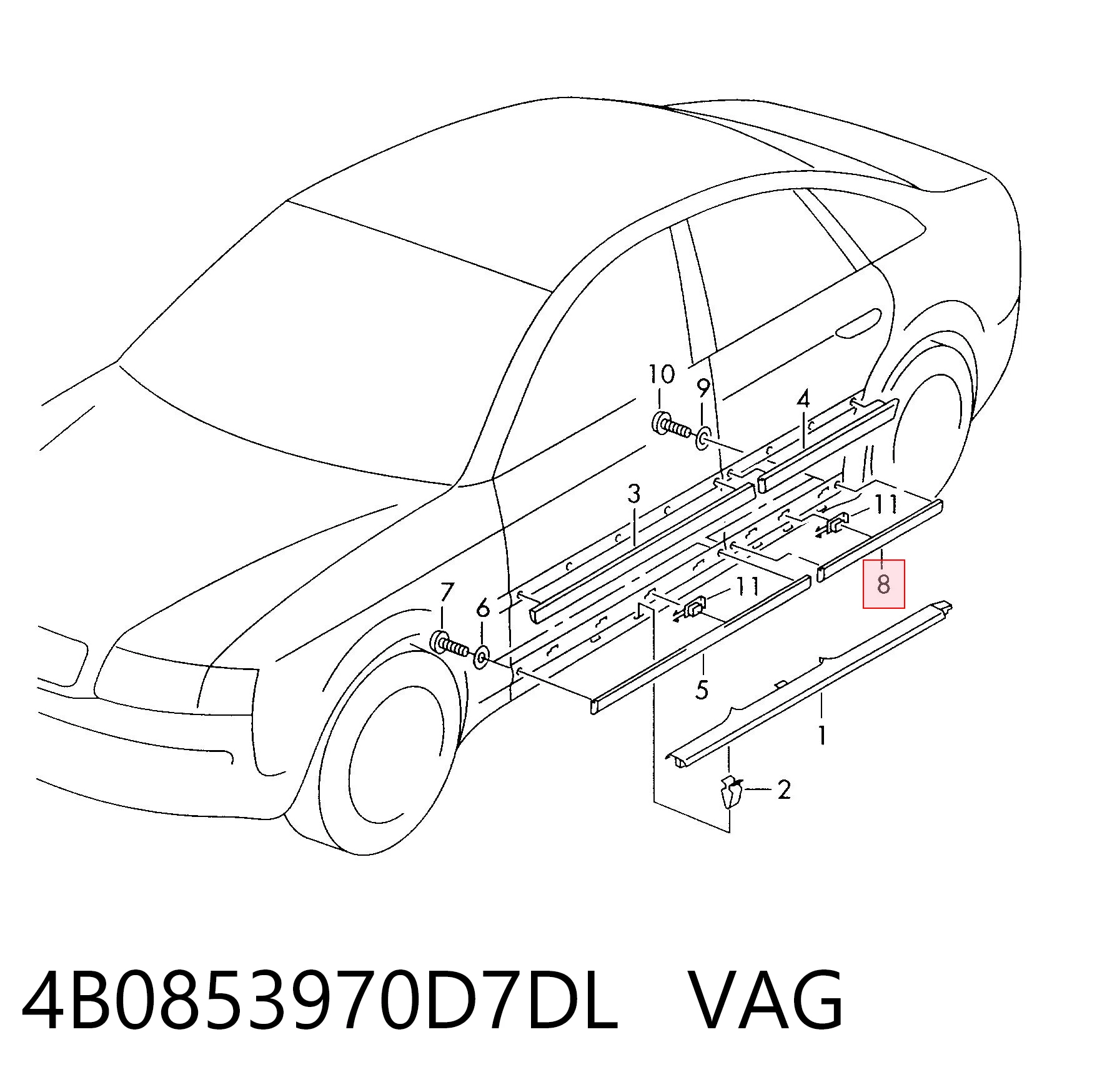 4B0853970D7DL VAG