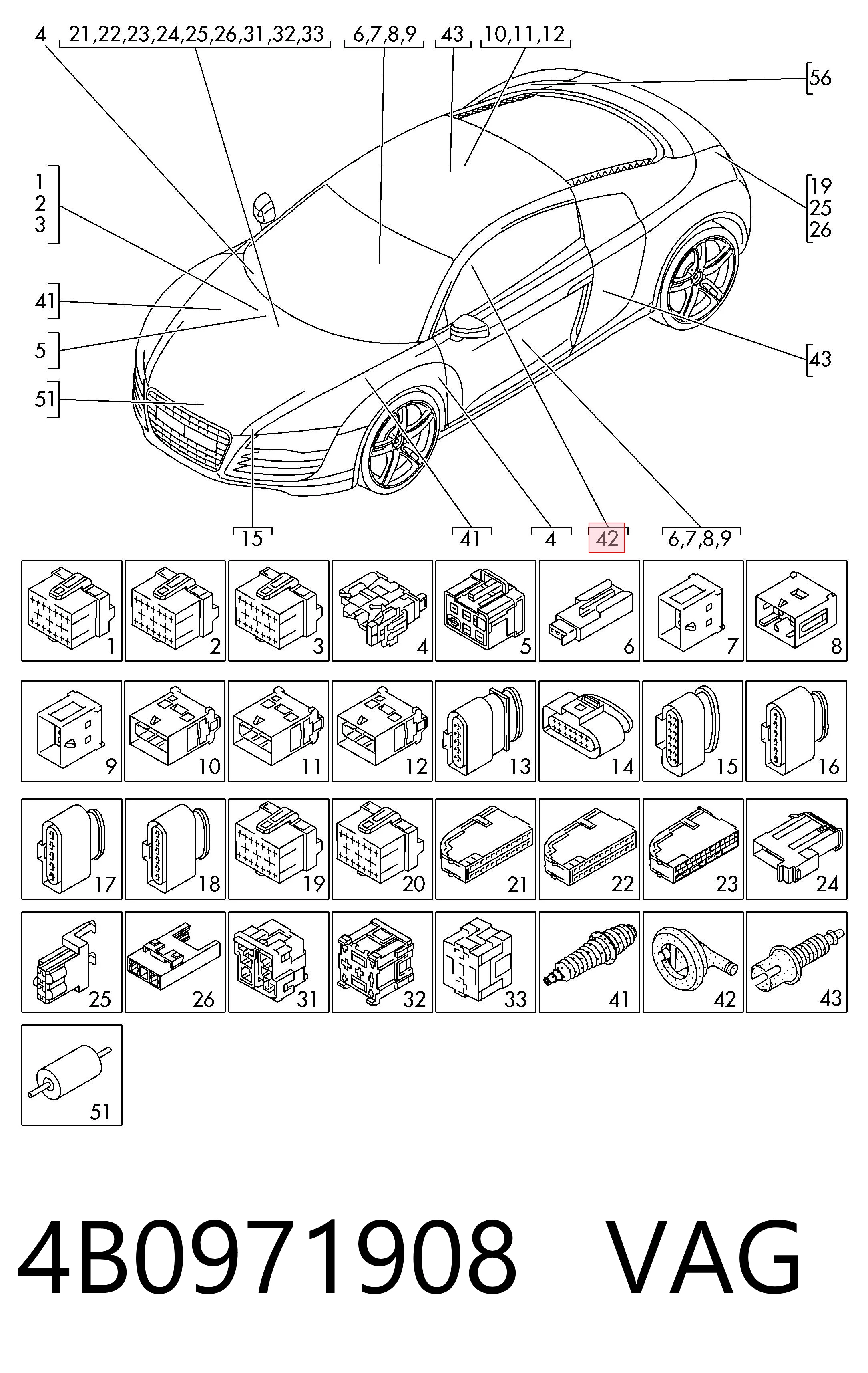 4B0971908 VAG