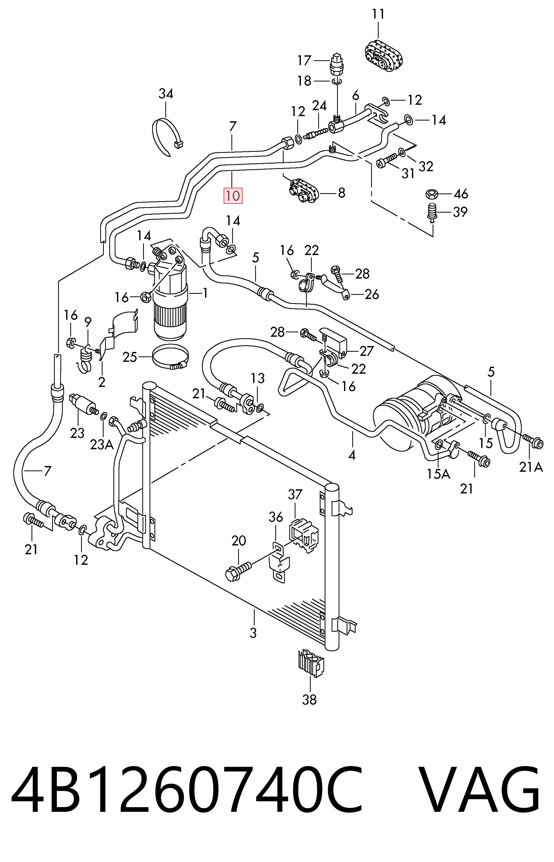 4B1260740C VAG