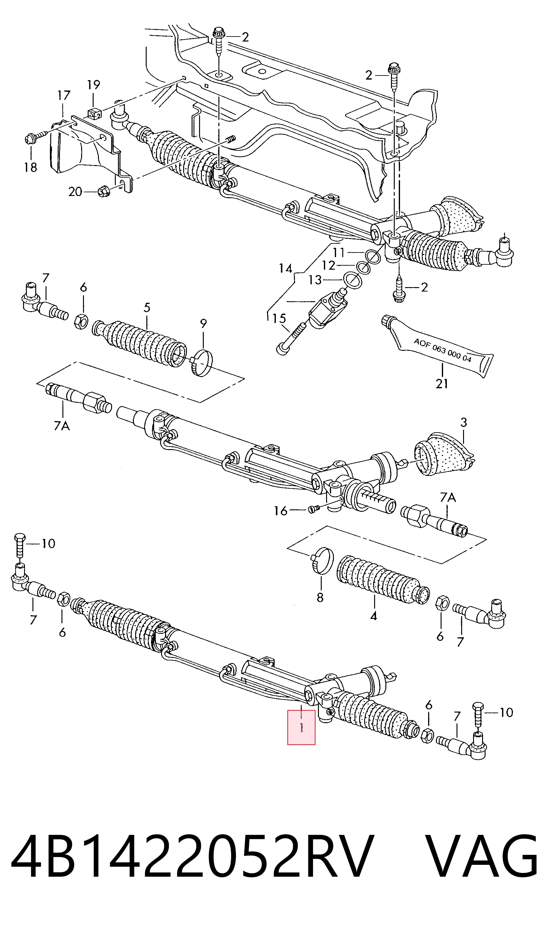 4B1422052RV VAG
