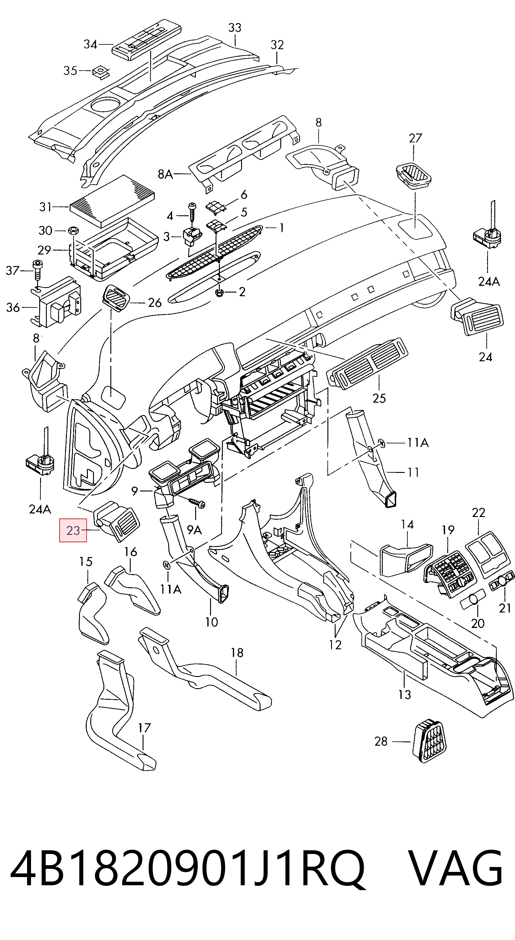 4B1820901J1RQ VAG