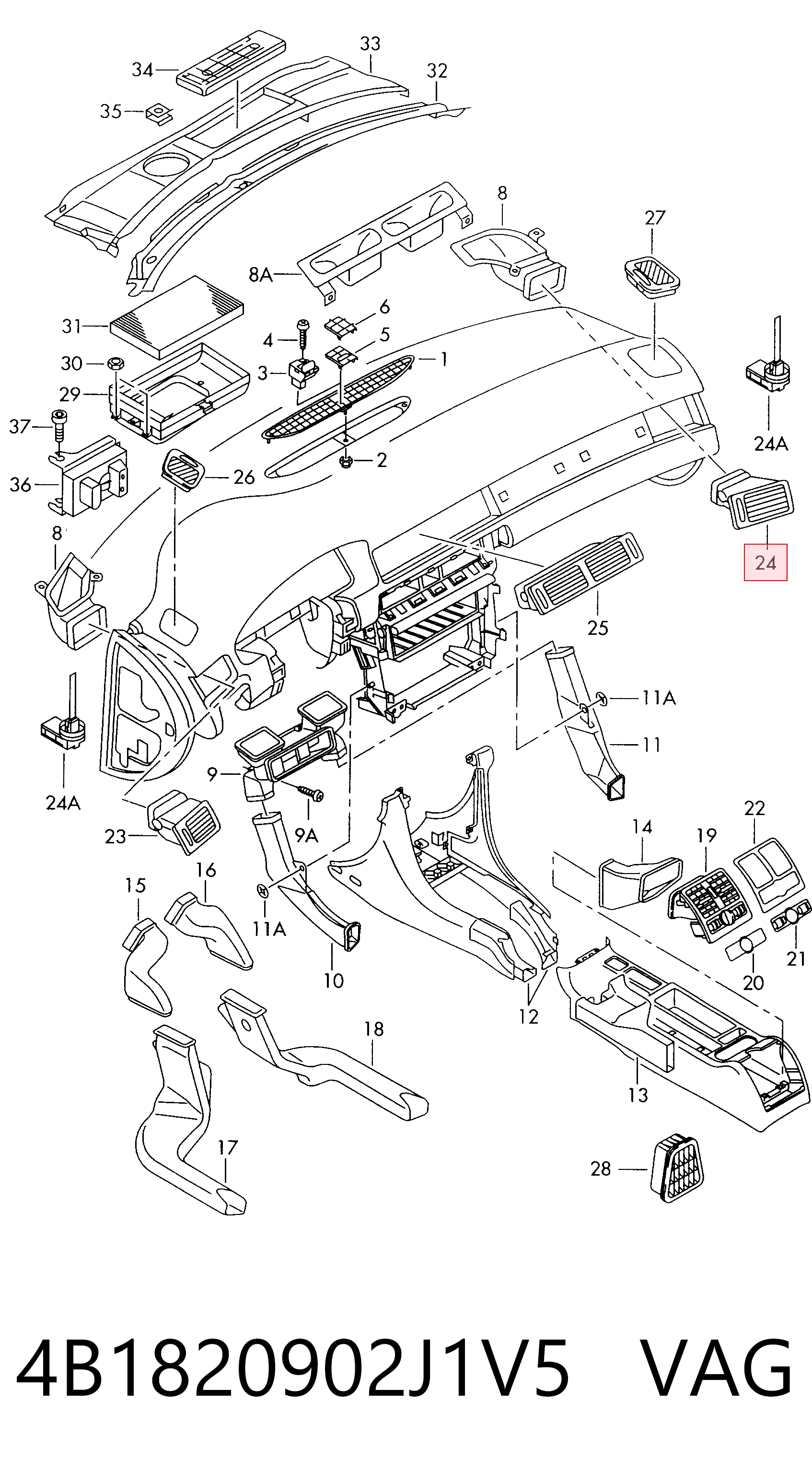 4B1820902J1V5 VAG