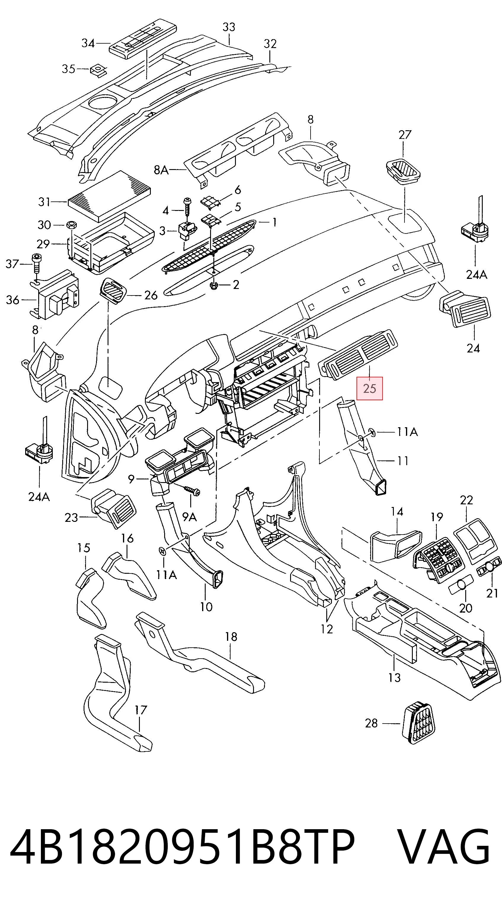 4B1820951B8TP VAG